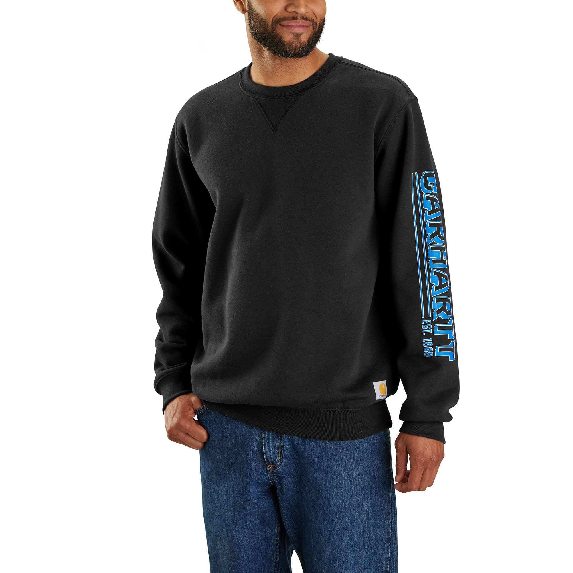 Loose Fit Midweight Crewneck Logo Sleeve Graphic Sweatshirt - Carhartt Outlet