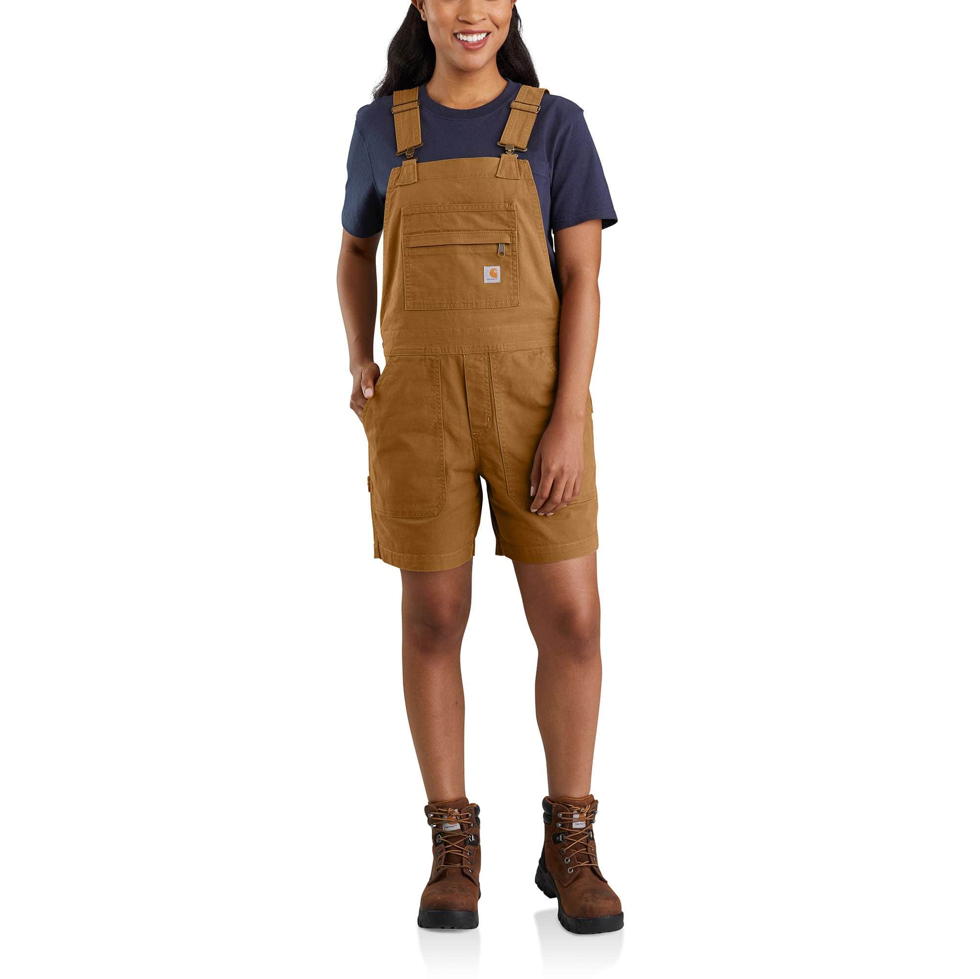 Women's Rugged Flex Relaxed Fit Canvas Shortall - Carhartt Outlet
