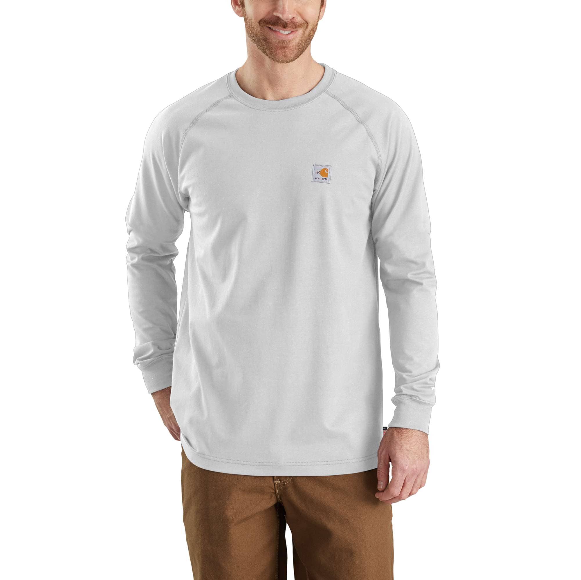 Flame-Resistant Force Long-Sleeve T-Shirt - Carhartt Outlet