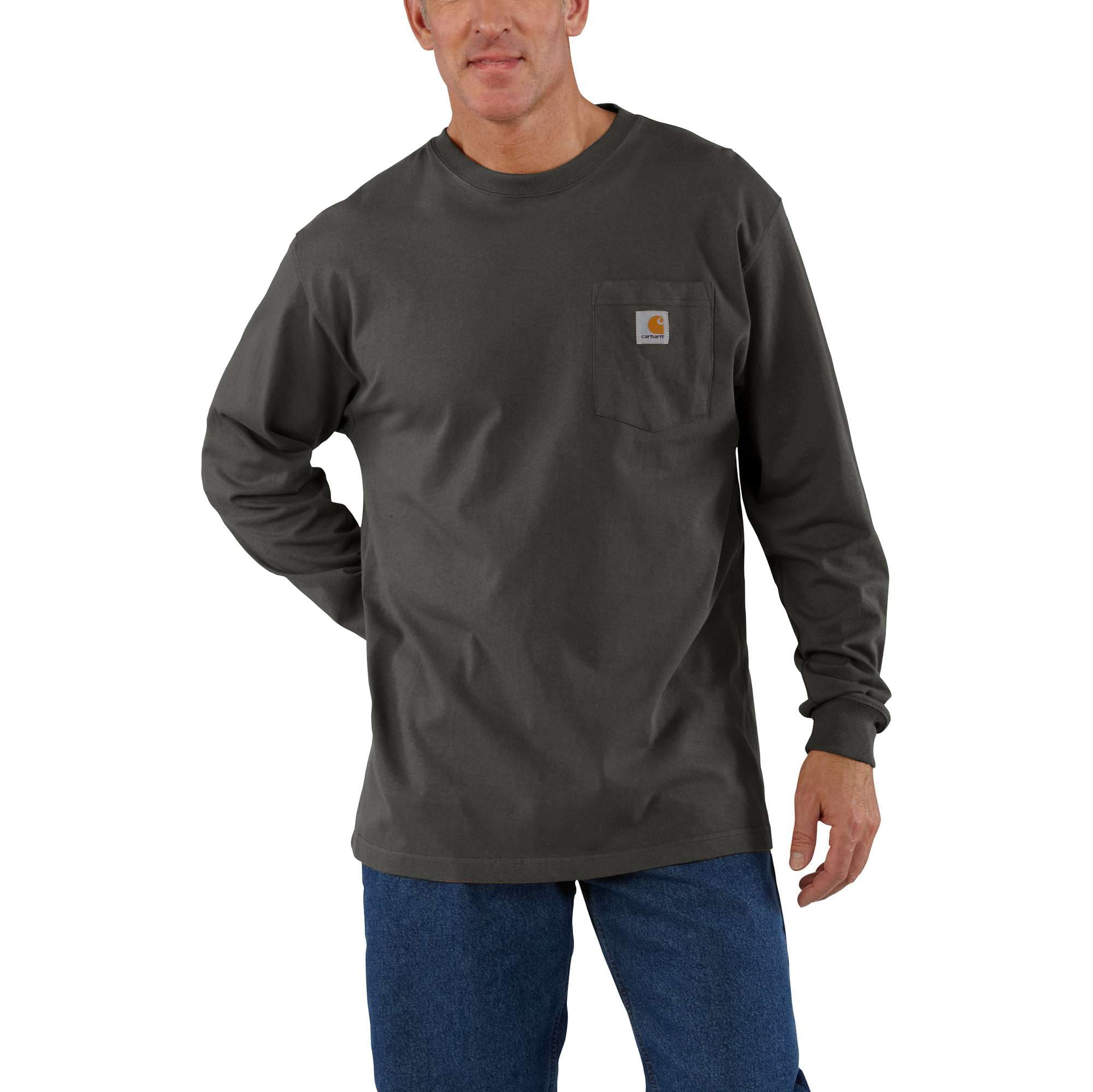 Loose Fit Heavyweight Long-Sleeve Pocket T-Shirt - Carhartt Outlet