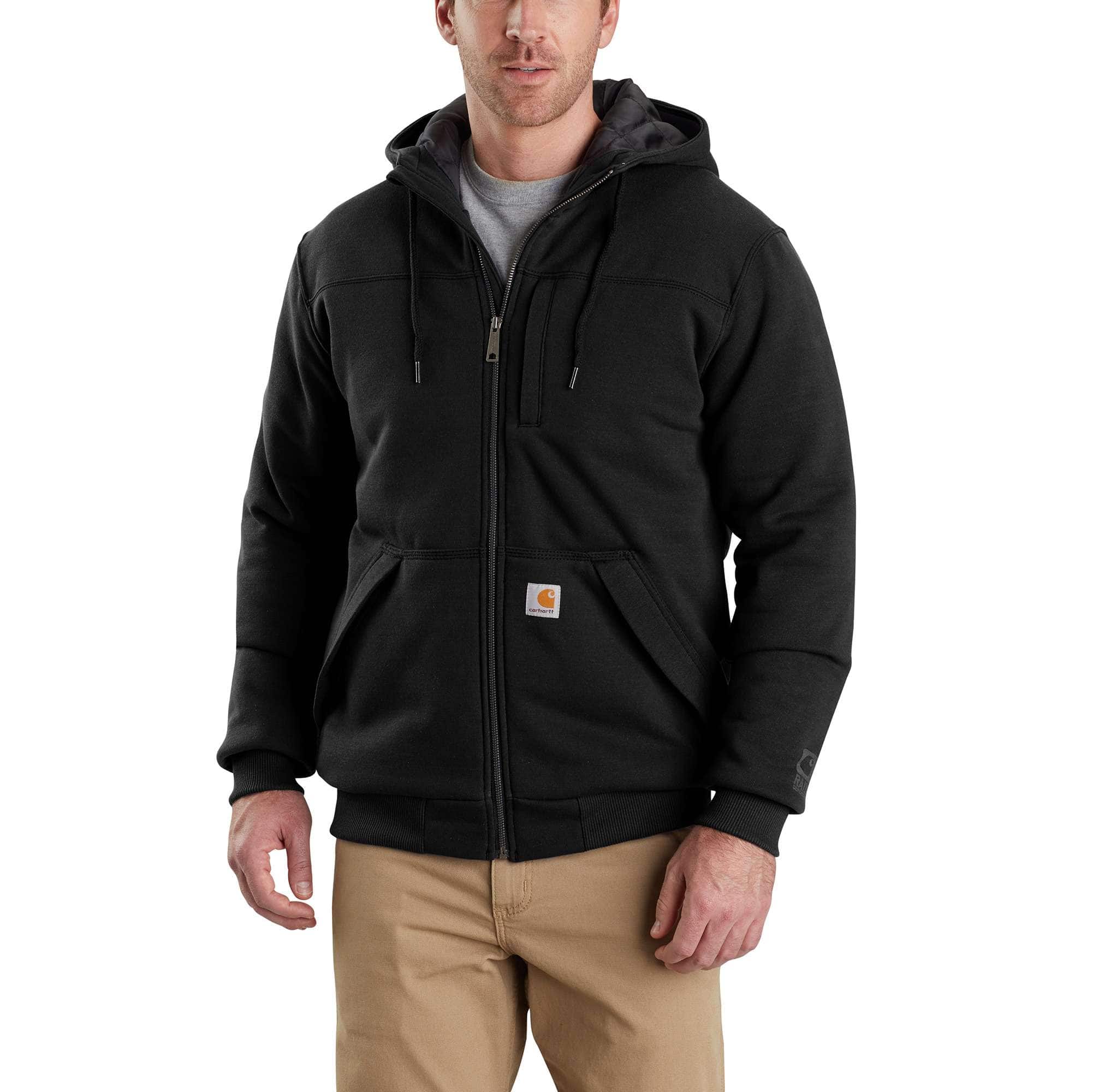 Rain Defender Relaxed Fit Midweight Quilt-Lined Full-Zip Sweatshirt - Carhartt Outlet