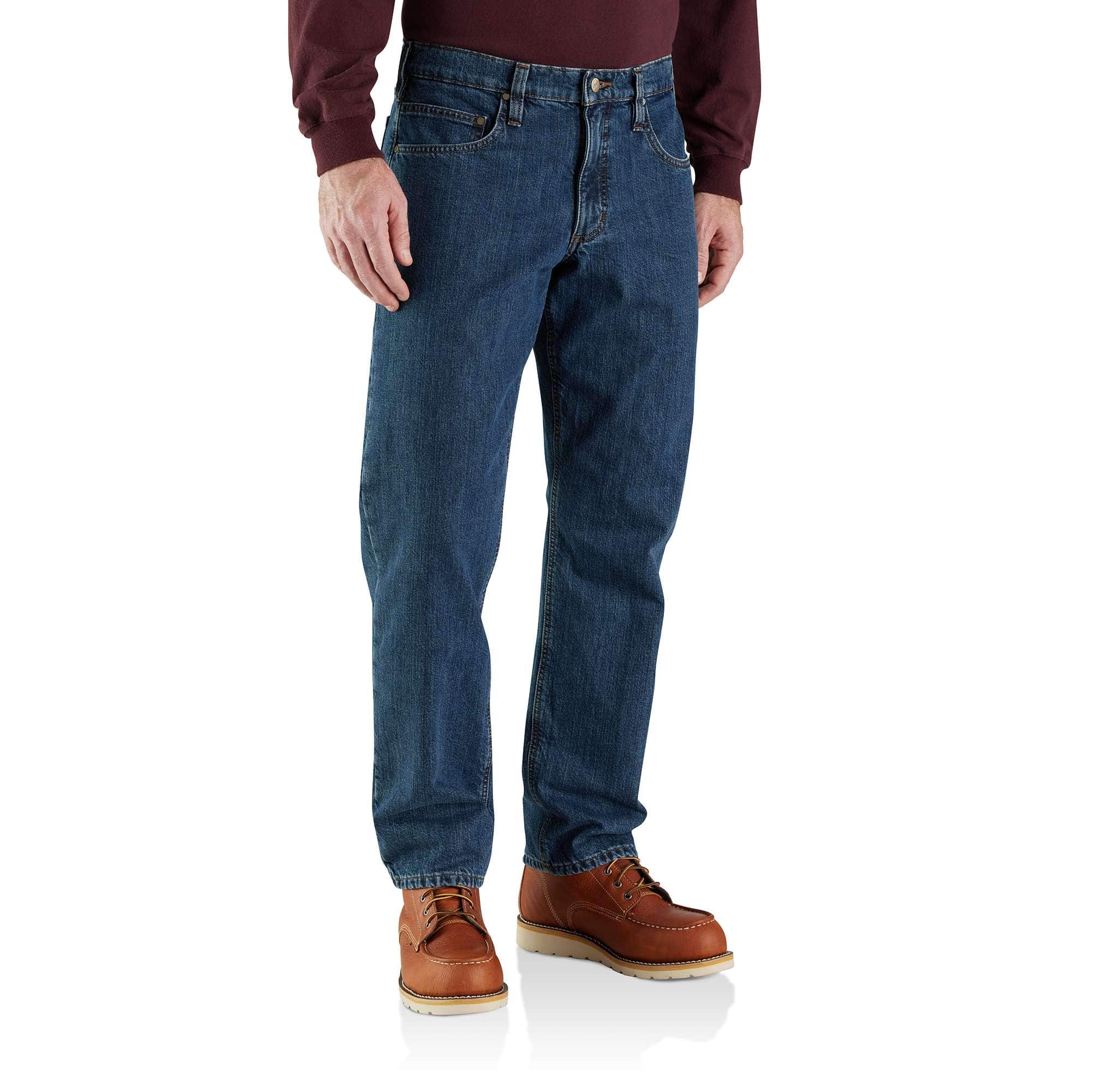 Relaxed Fit Flannel-Lined 5-Pocket Jean - Carhartt Outlet