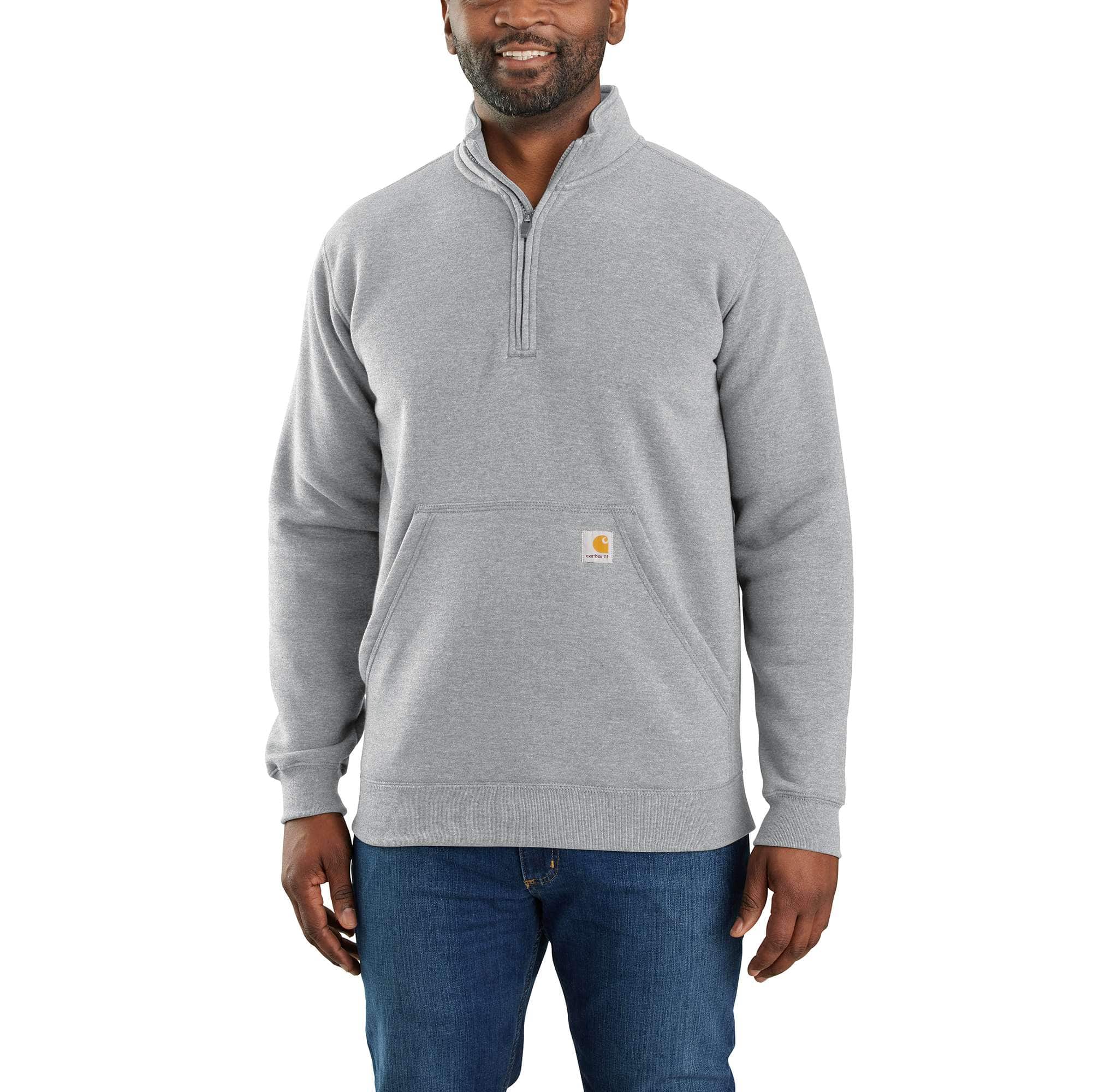 Loose Fit Midweight Quarter-Zip Mock-Neck Sweatshirt - Carhartt Outlet