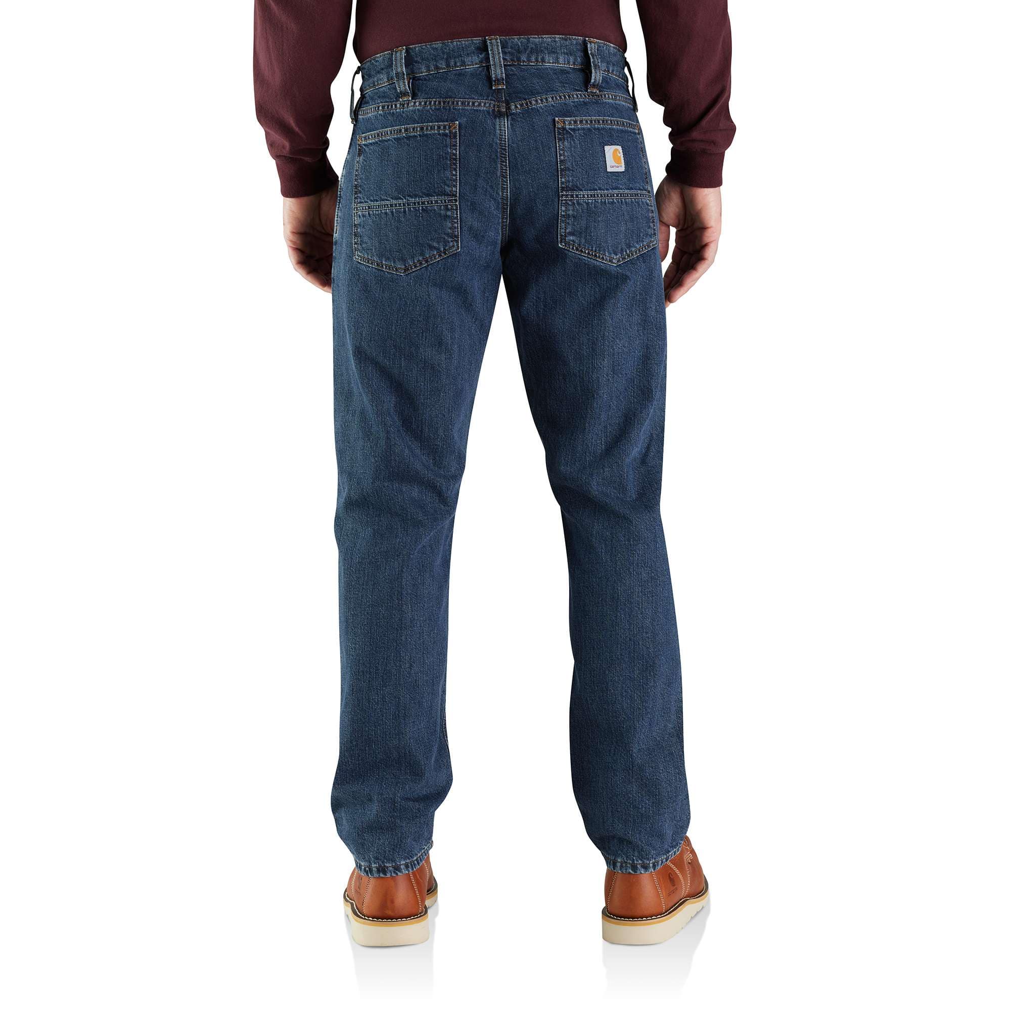 Relaxed Fit Flannel-Lined 5-Pocket Jean - Carhartt Outlet