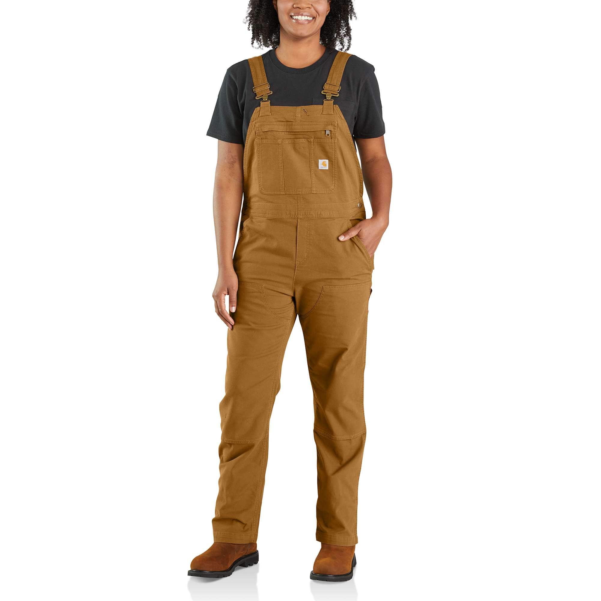 Women's Rugged Flex Loose Fit Canvas Bib Overall - Carhartt Outlet