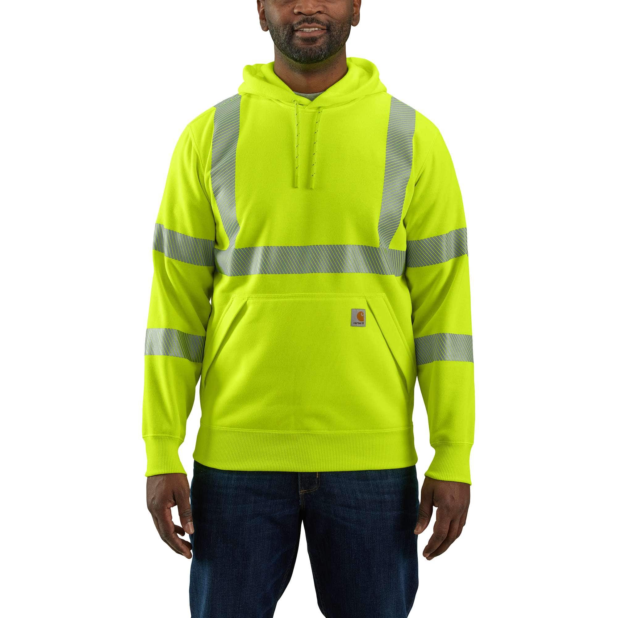 High-Visibility Loose Fit Midweight Class 3 Hoodie - Carhartt Outlet
