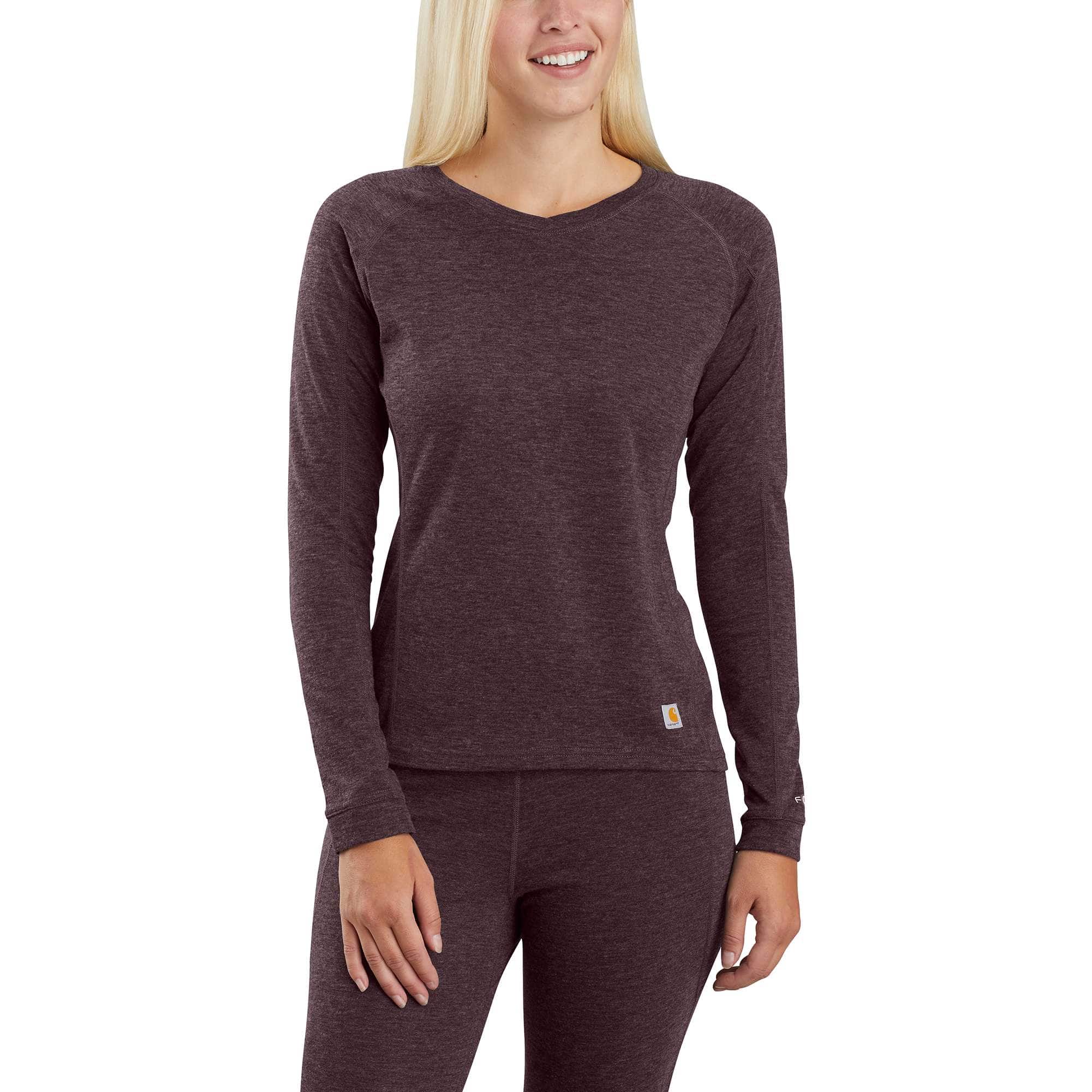Women's Base Force Heavyweight Poly-Wool Crew - Carhartt Outlet