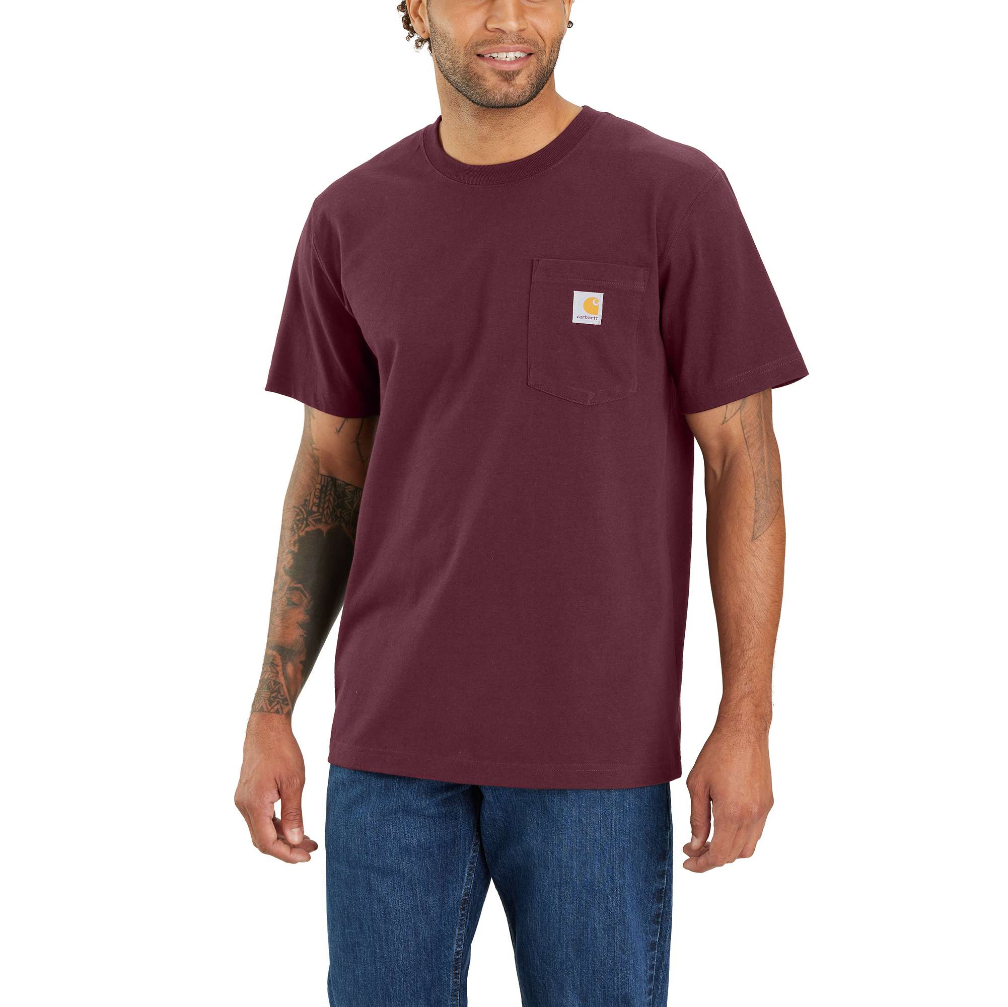 Relaxed Fit Heavyweight Short-Sleeve Pocket 1889 Graphic T-Shirt - Carhartt Outlet