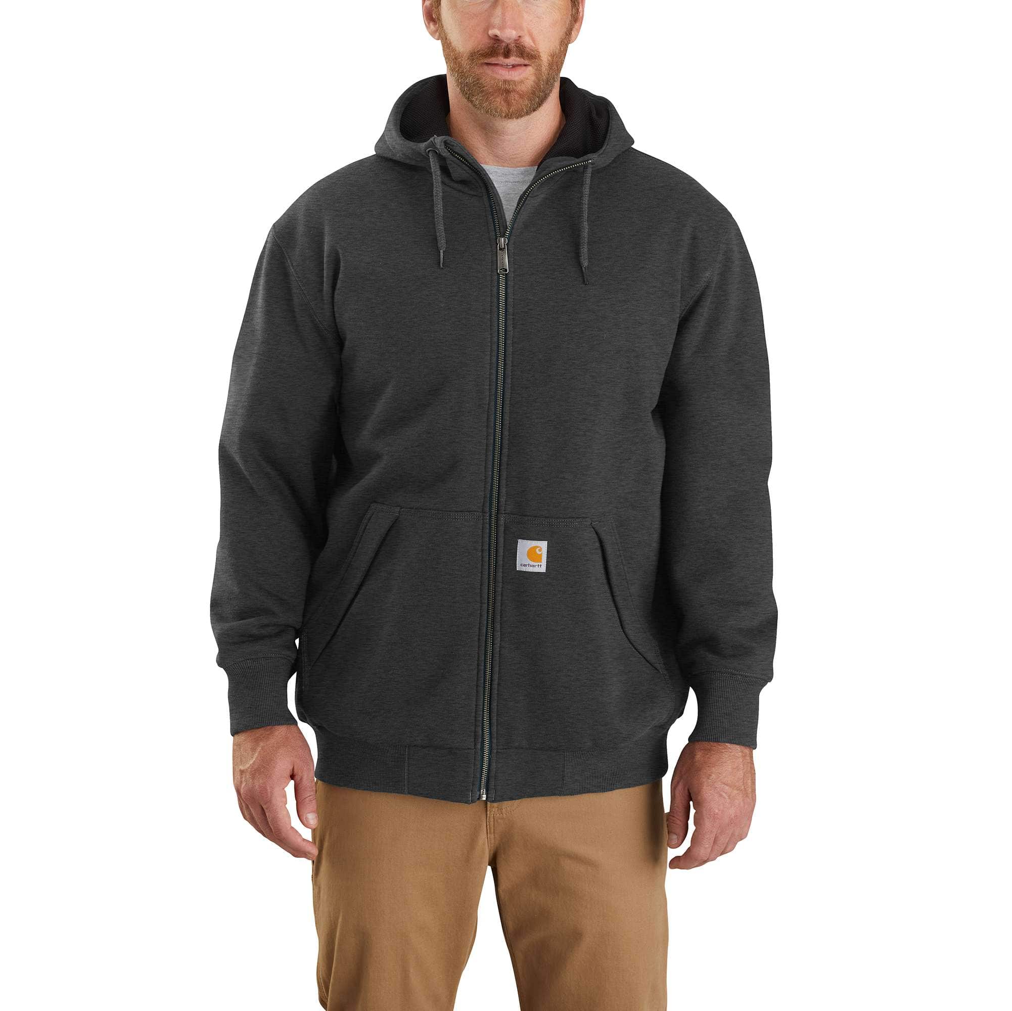 Rain Defender Loose Fit Midweight Thermal-Lined Full-Zip Sweatshirt - Carhartt Outlet