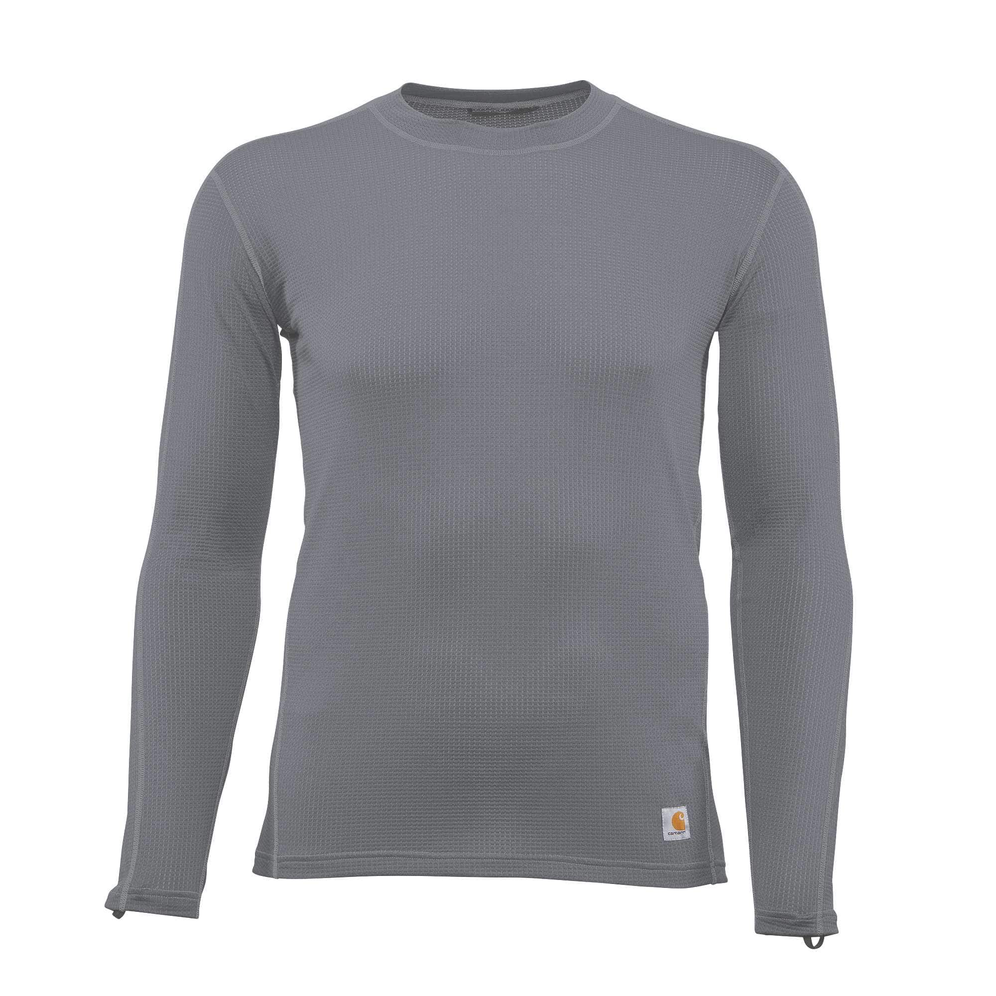 Carhartt Force Lightweight Stretch Grid Base Layer Crewneck Top - Carhartt Outlet