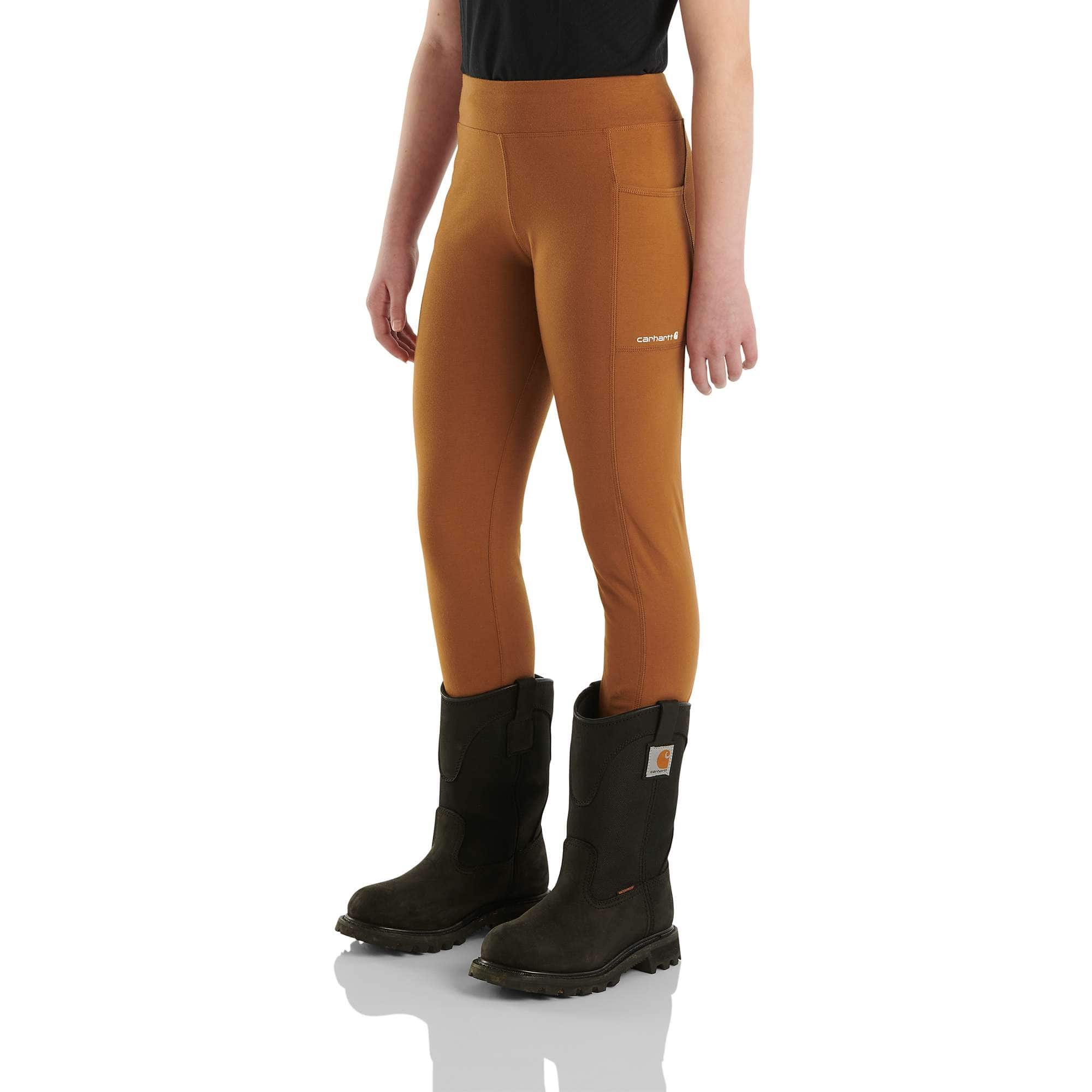 Girls' TOUGH COTTON Fitted Utility Leggings - Carhartt Outlet
