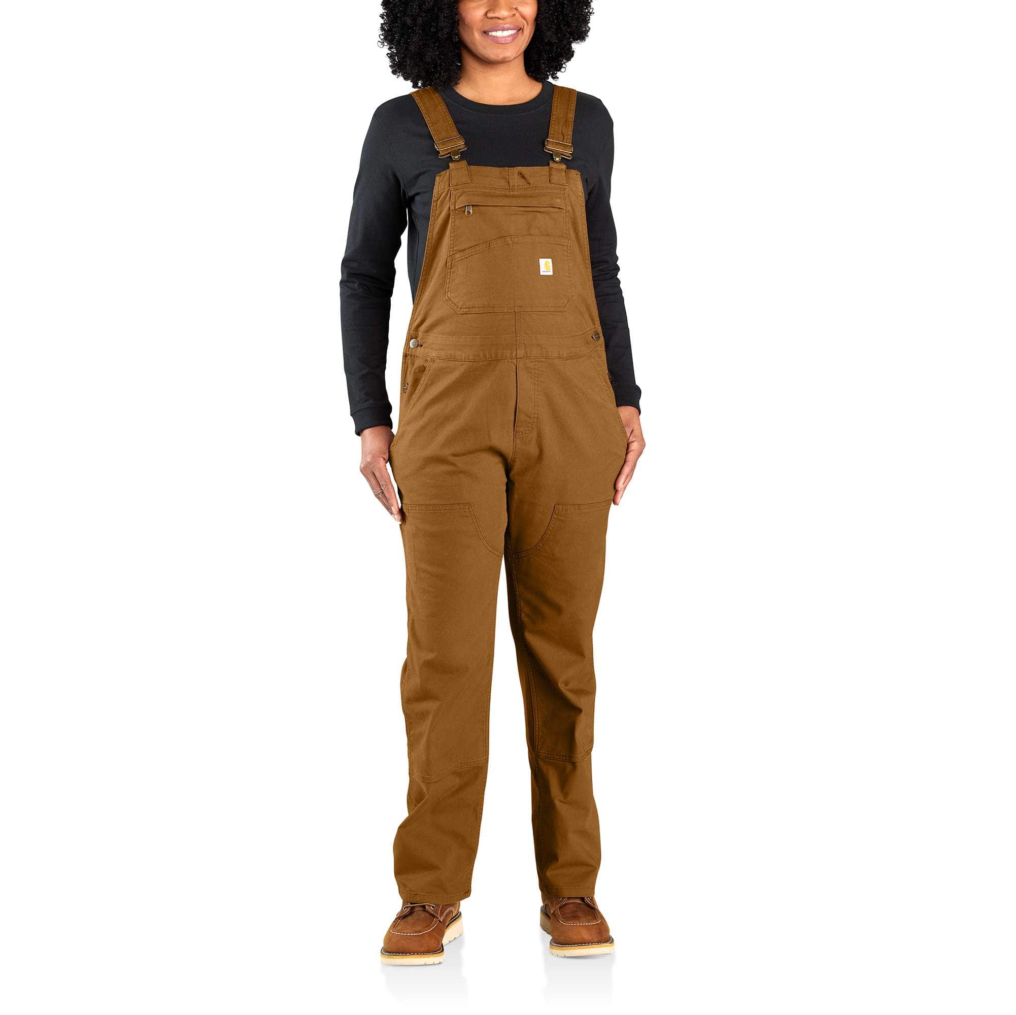 Women's Rugged Flex Loose Fit Canvas Bib Overall - Carhartt Outlet