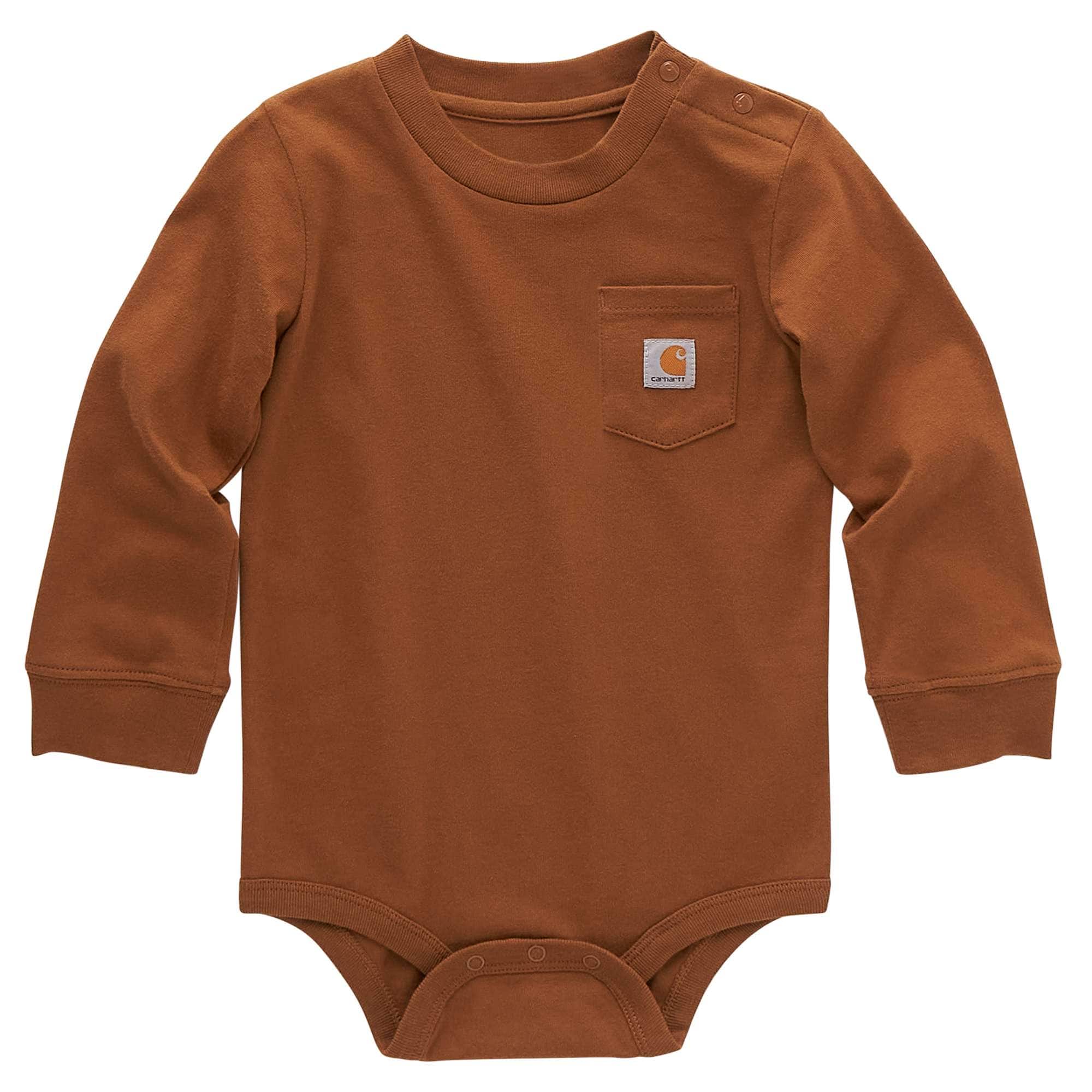 Kids' Long-Sleeve Pocket Bodysuit - Carhartt Outlet