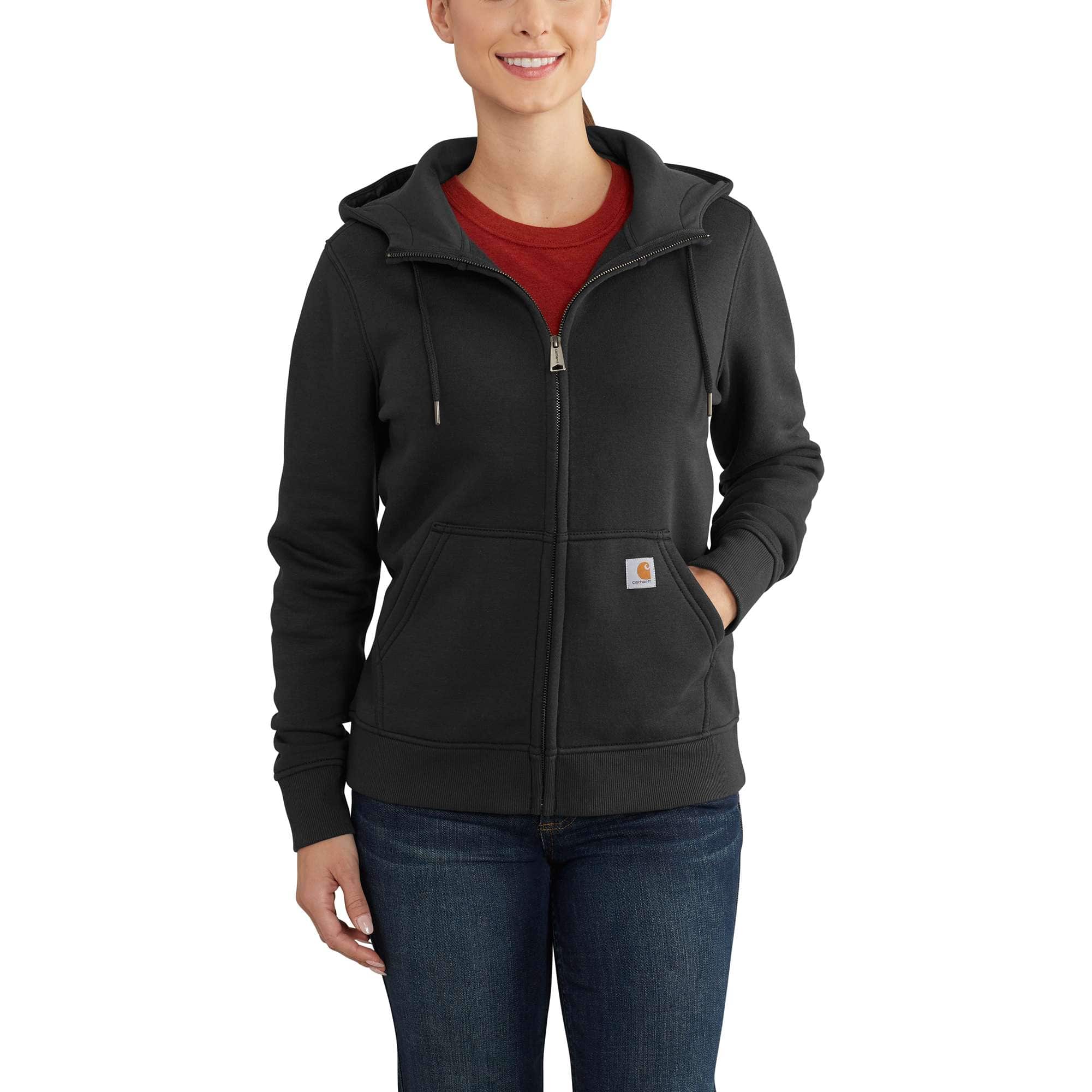Women's Relaxed Fit Midweight Full-Zip Sweatshirt - Carhartt Outlet