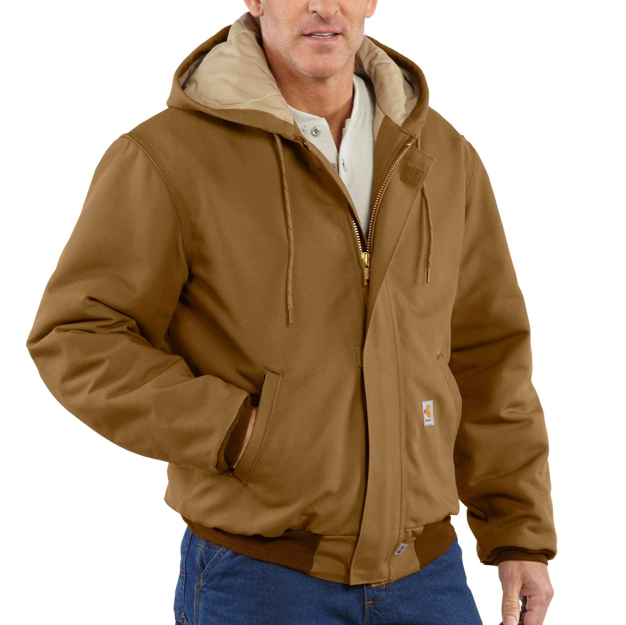 Flame-Resistant Duck Active Jac/Quilt-Lined - 3 Warmest Rating - Carhartt Outlet