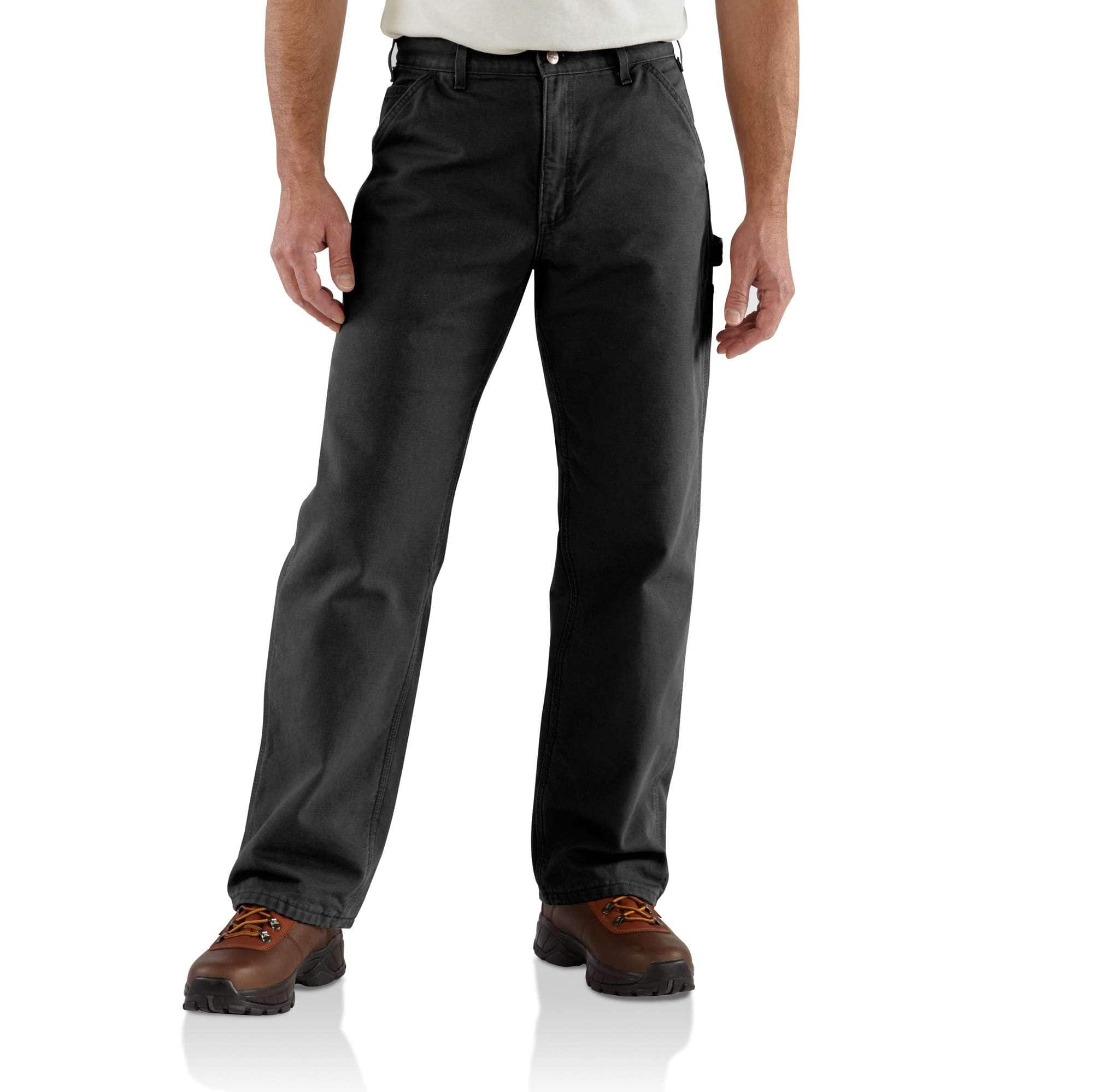 Loose Fit Washed Duck Flannel-Lined Utility Work Pant - Carhartt Outlet