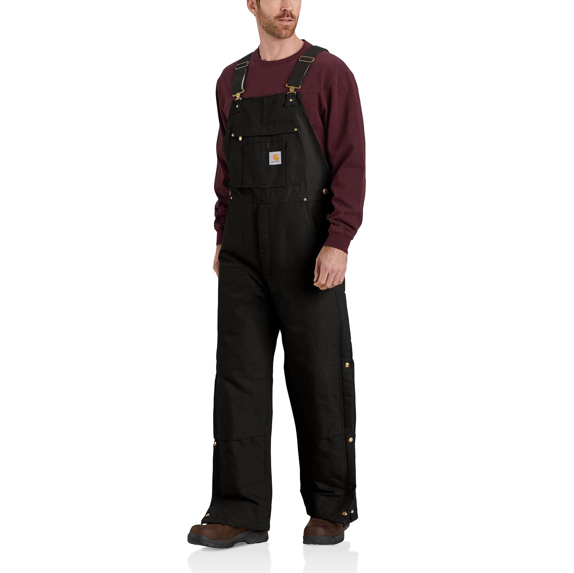 Loose Fit Firm Duck Insulated Bib Overall - 2 Warmer Rating - Carhartt Outlet
