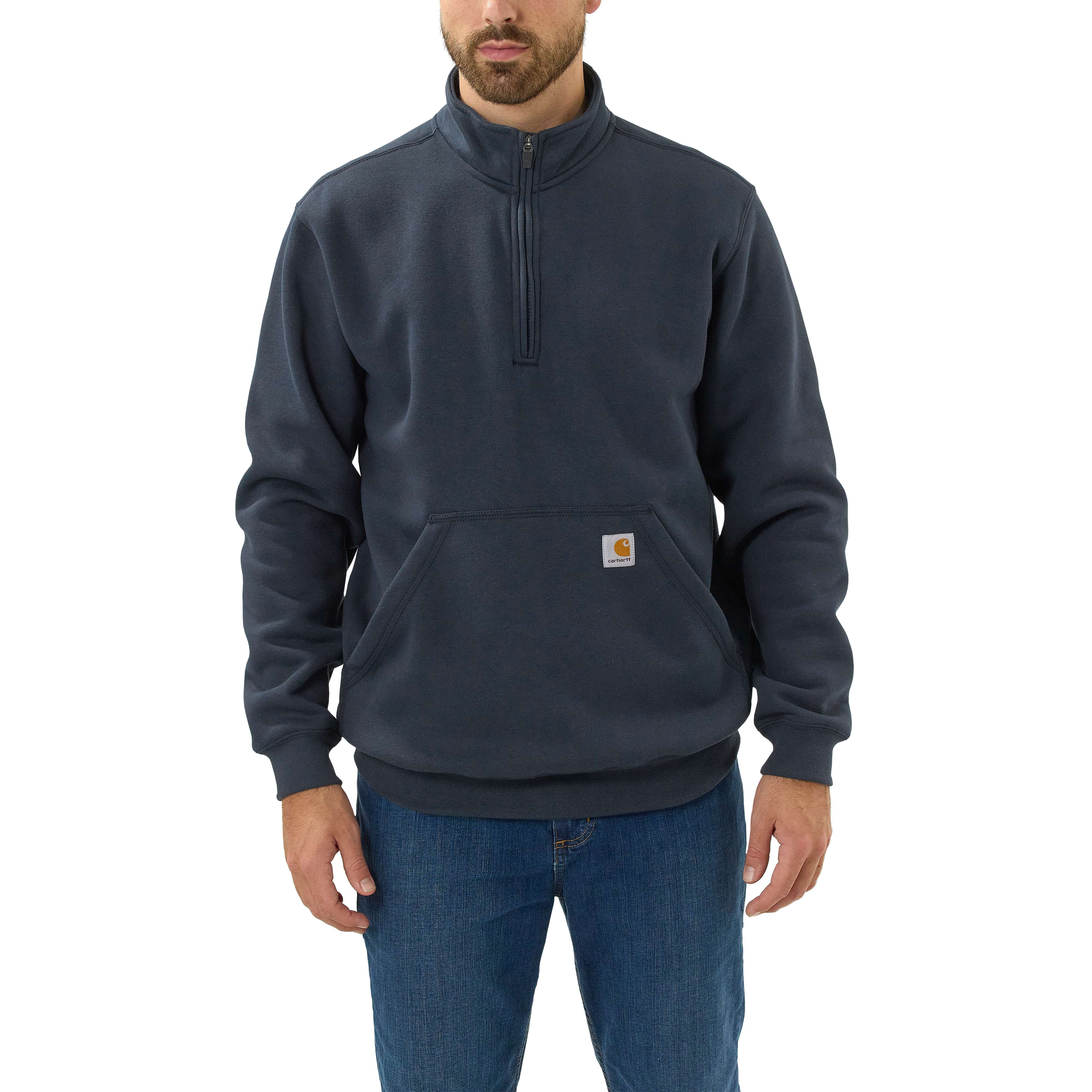 Loose Fit Midweight Quarter-Zip Mock-Neck Sweatshirt - Carhartt Outlet