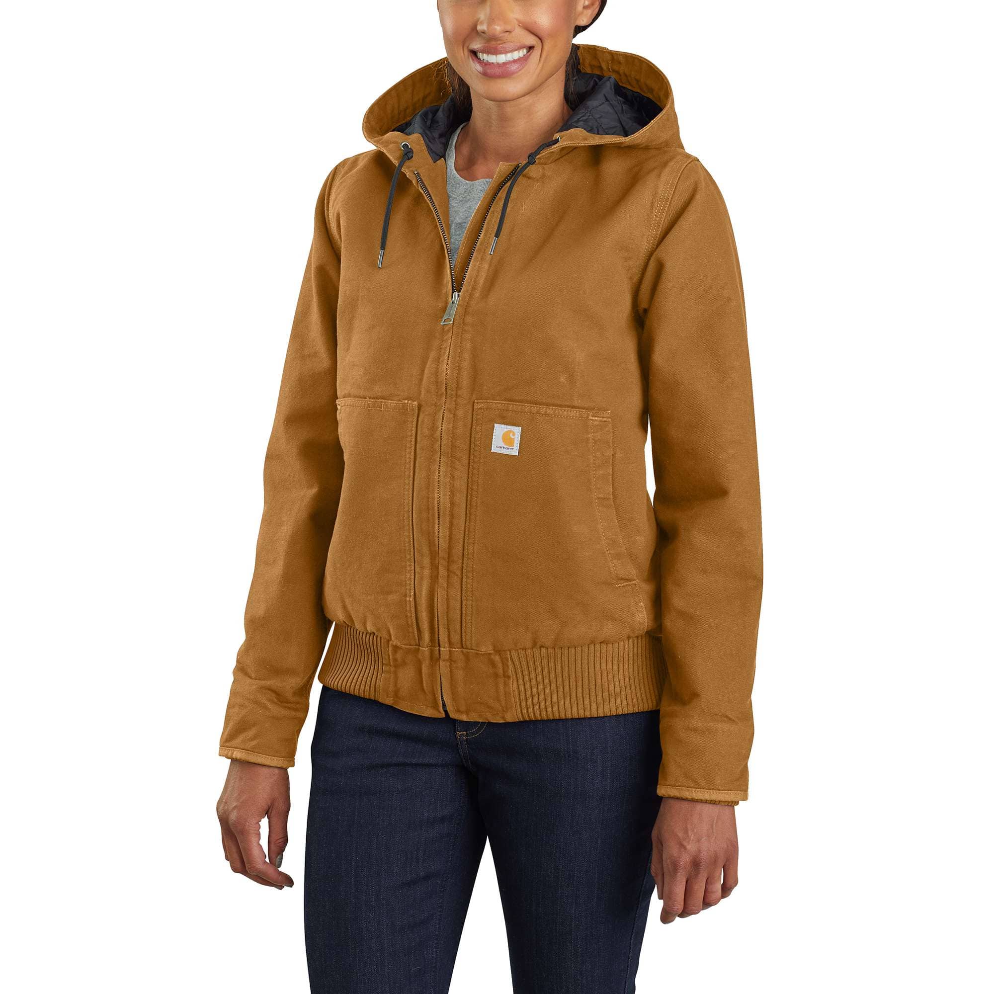 Women's Loose Fit Washed Duck Insulated Active Jac - 3 Warmest Rating - Carhartt Outlet