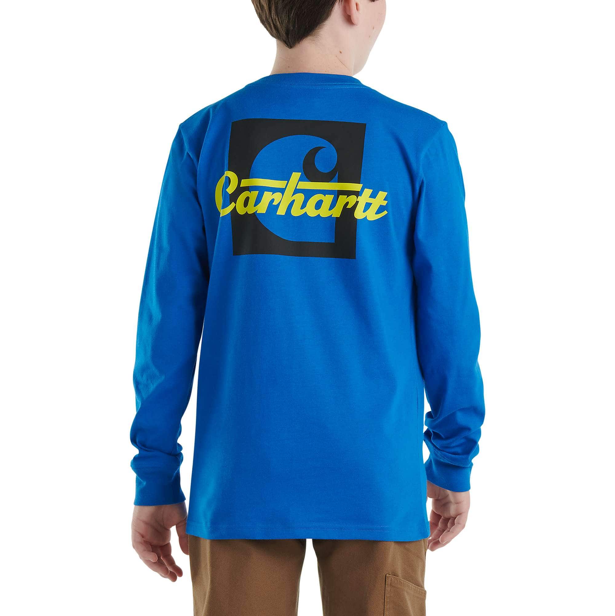 Boys' Long-Sleeve Pocket T-Shirt - Carhartt Outlet