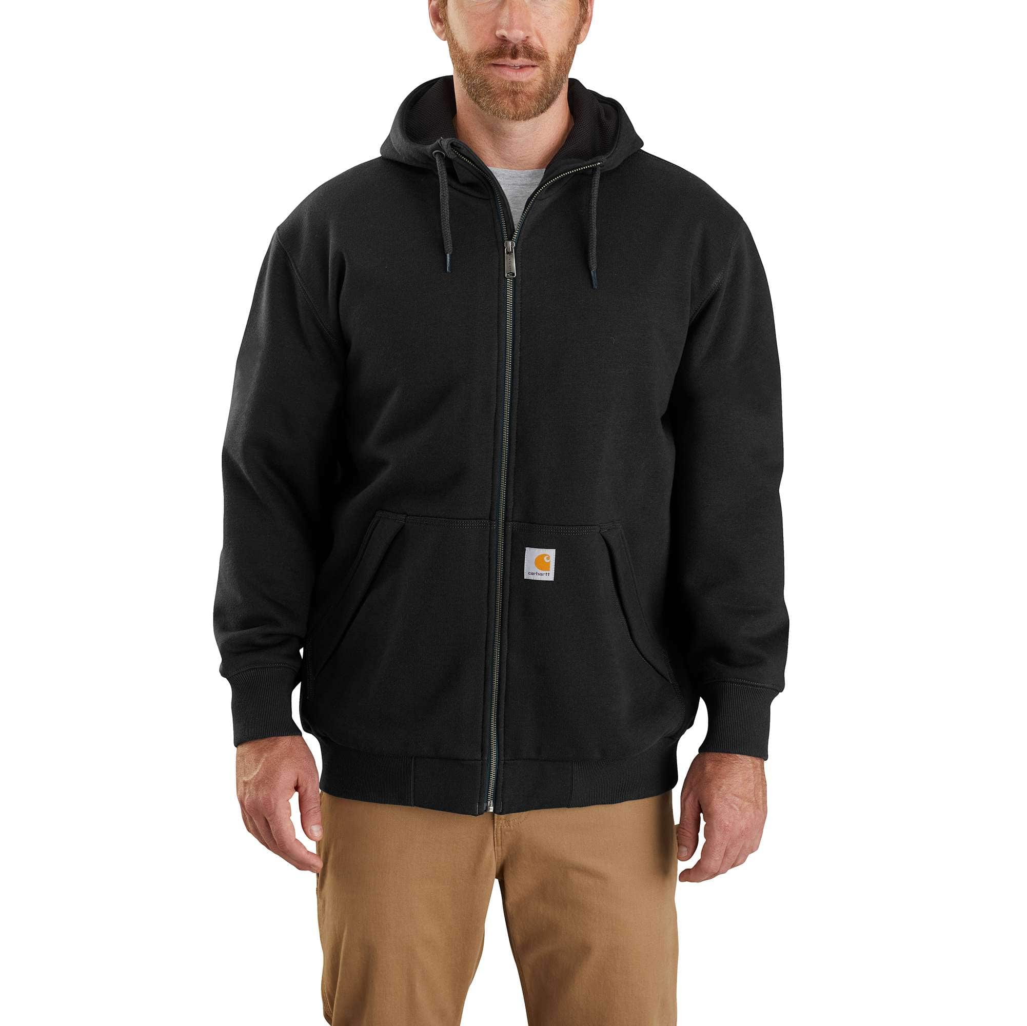 Rain Defender Loose Fit Midweight Thermal-Lined Full-Zip Sweatshirt - Carhartt Outlet