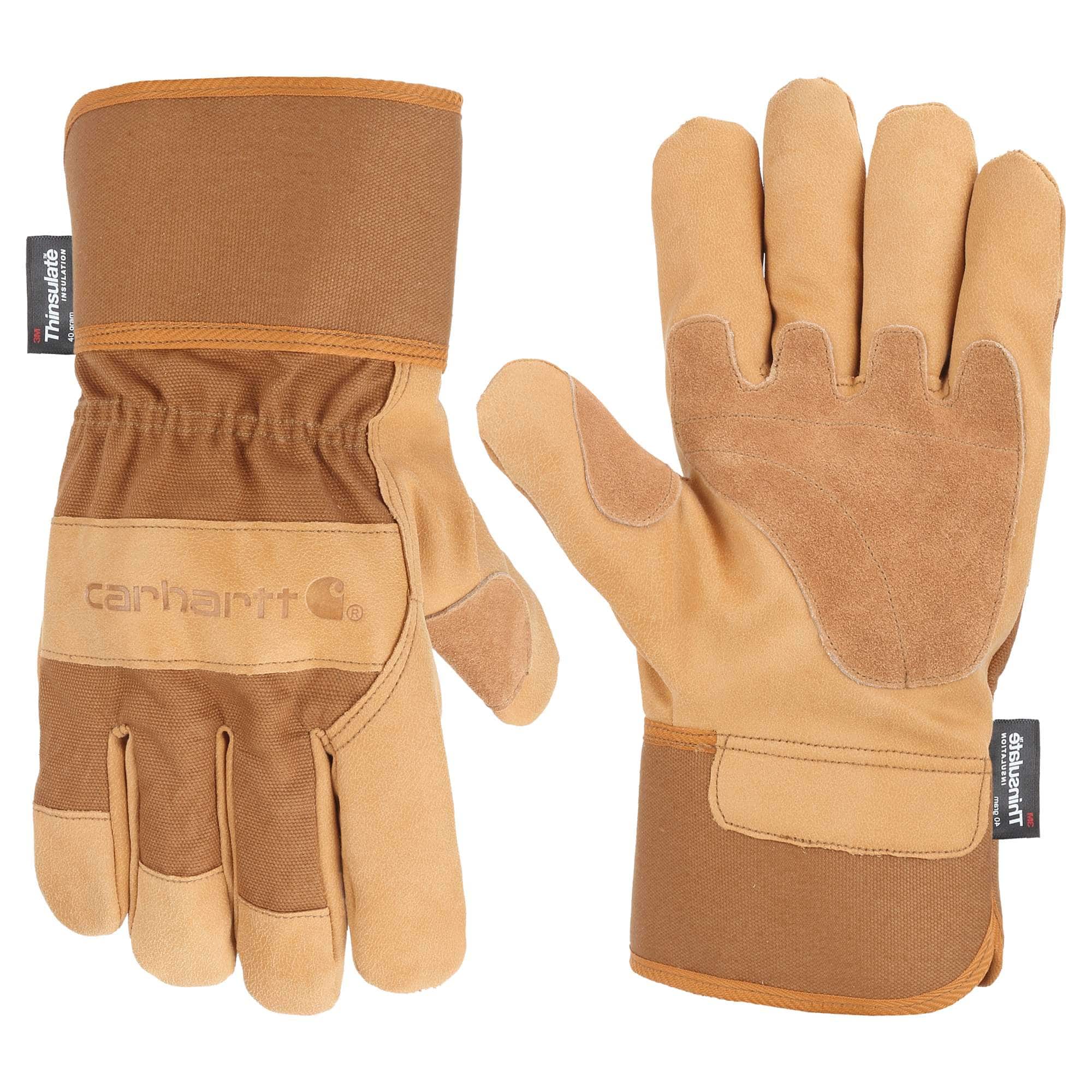 Insulated Grain Leather Safety Cuff Work Glove - Carhartt Outlet