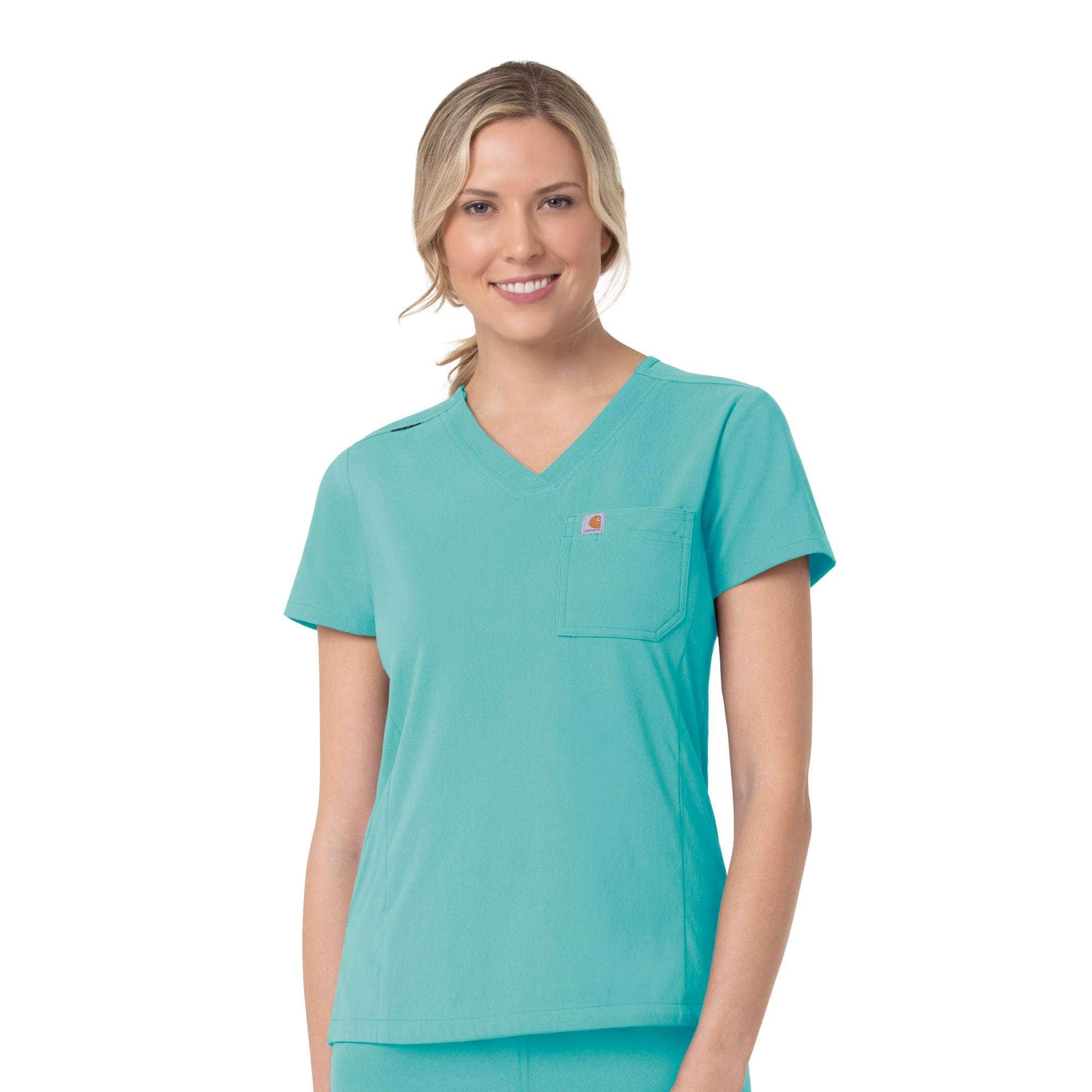 Women's Rugged Flex Peak Tuck-In Scrub Top - Carhartt Outlet