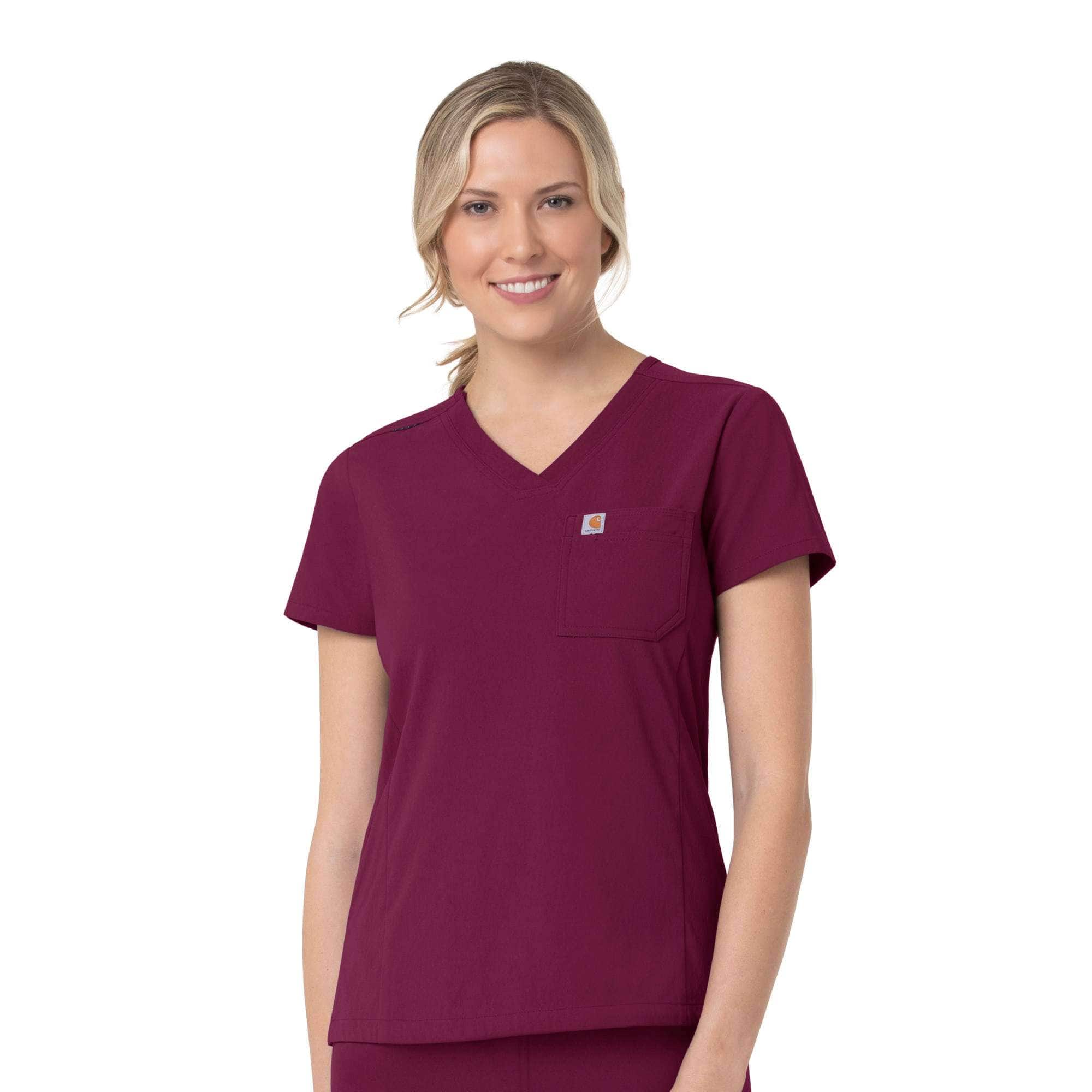 Women's Rugged Flex Peak Tuck-In Scrub Top - Carhartt Outlet