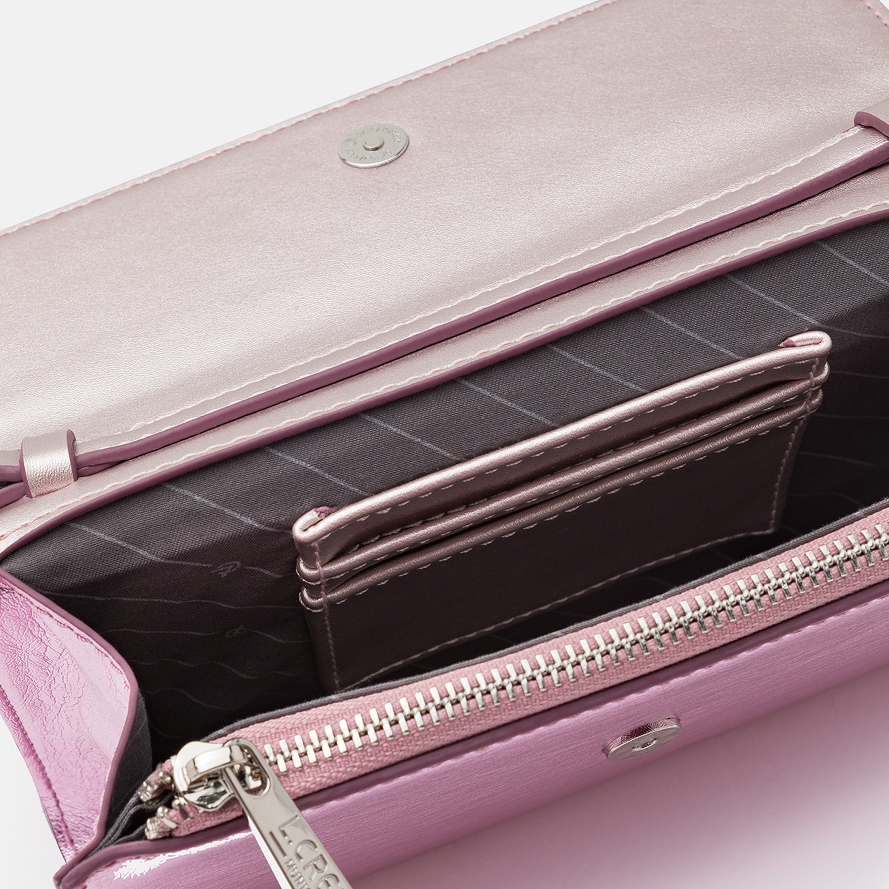 Oliviana Clutch rosa metallic
