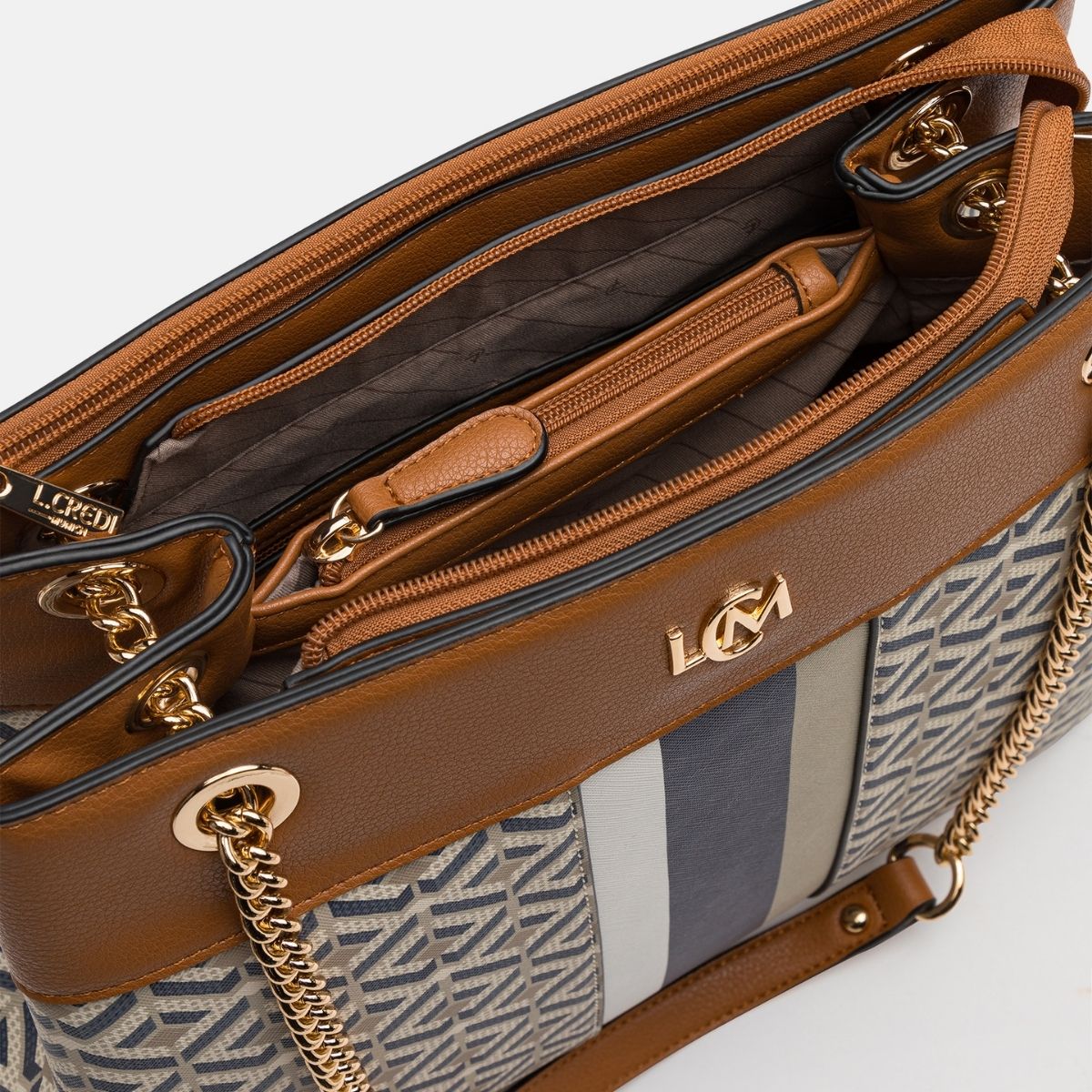 Melina Hobo beige multi