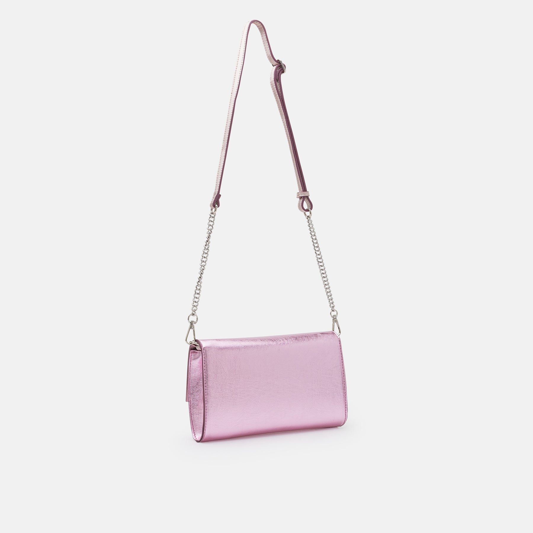 Oliviana Clutch rosa metallic