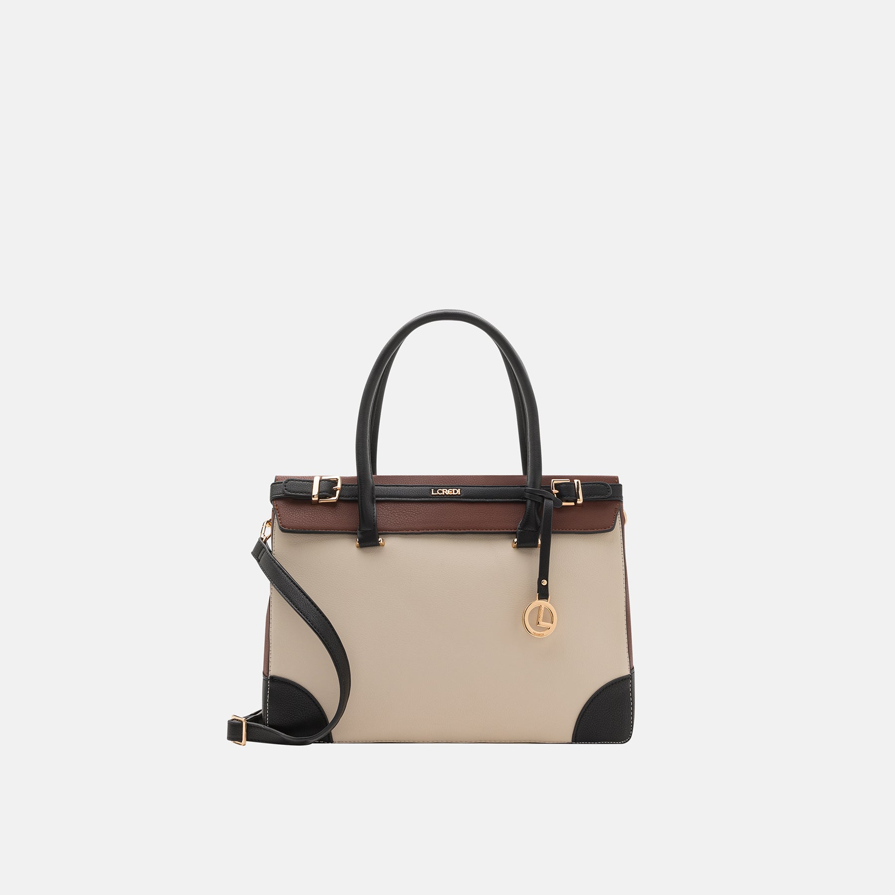 Olivette Henkeltasche creme multi