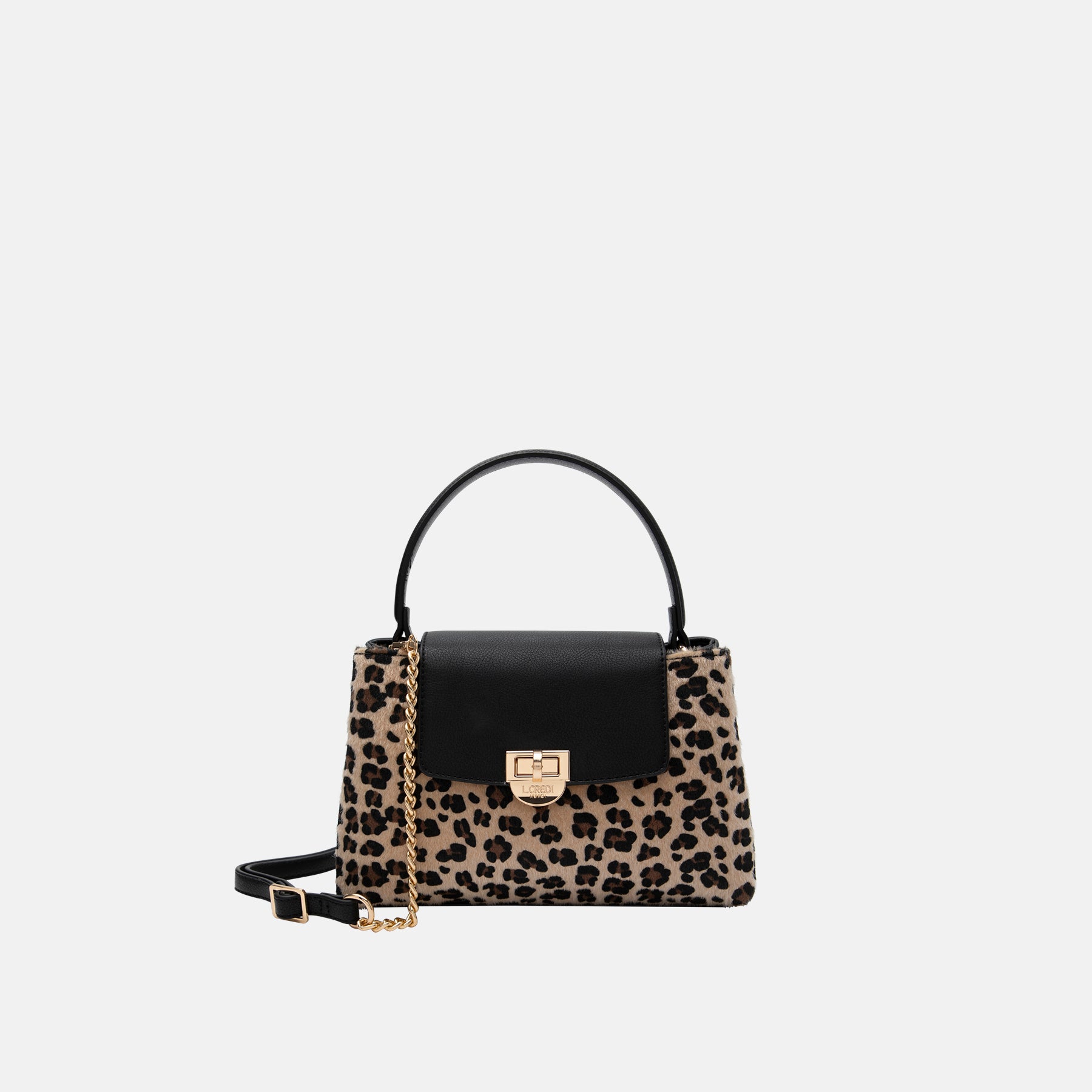 Petrova Umhängetasche beige schwarz