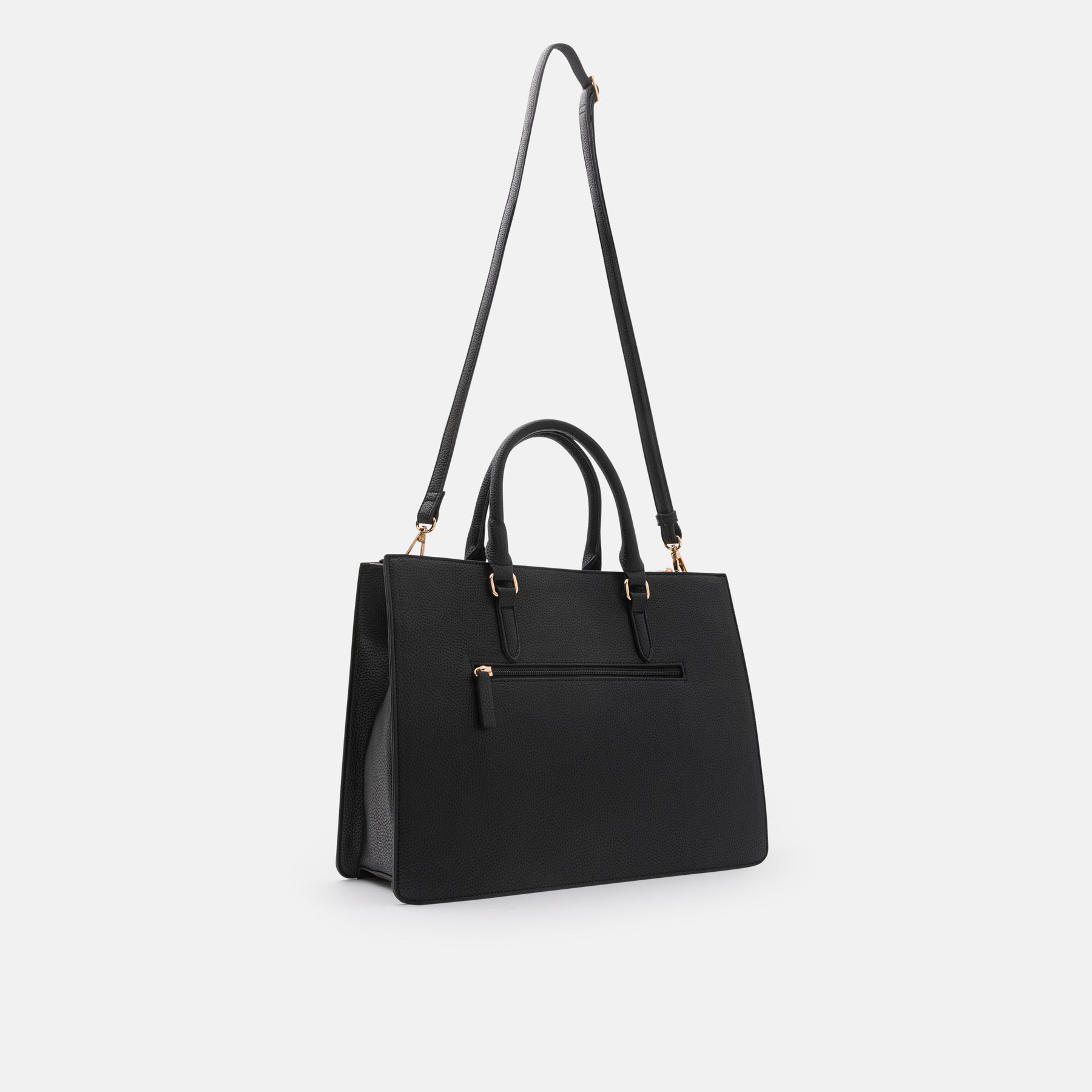 Oneka Henkeltasche beige schwarz
