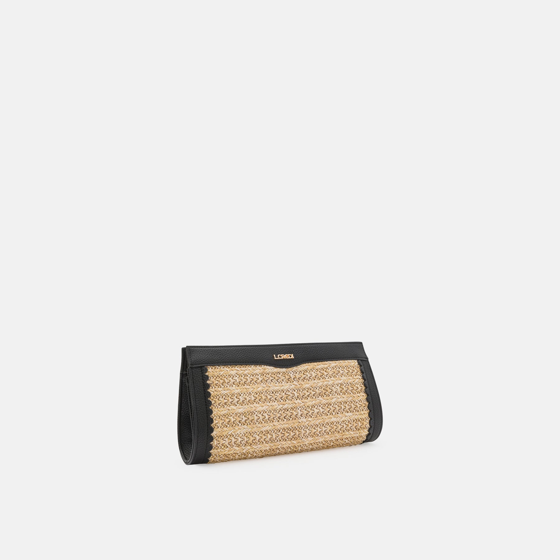 Oneka Clutch beige schwarz