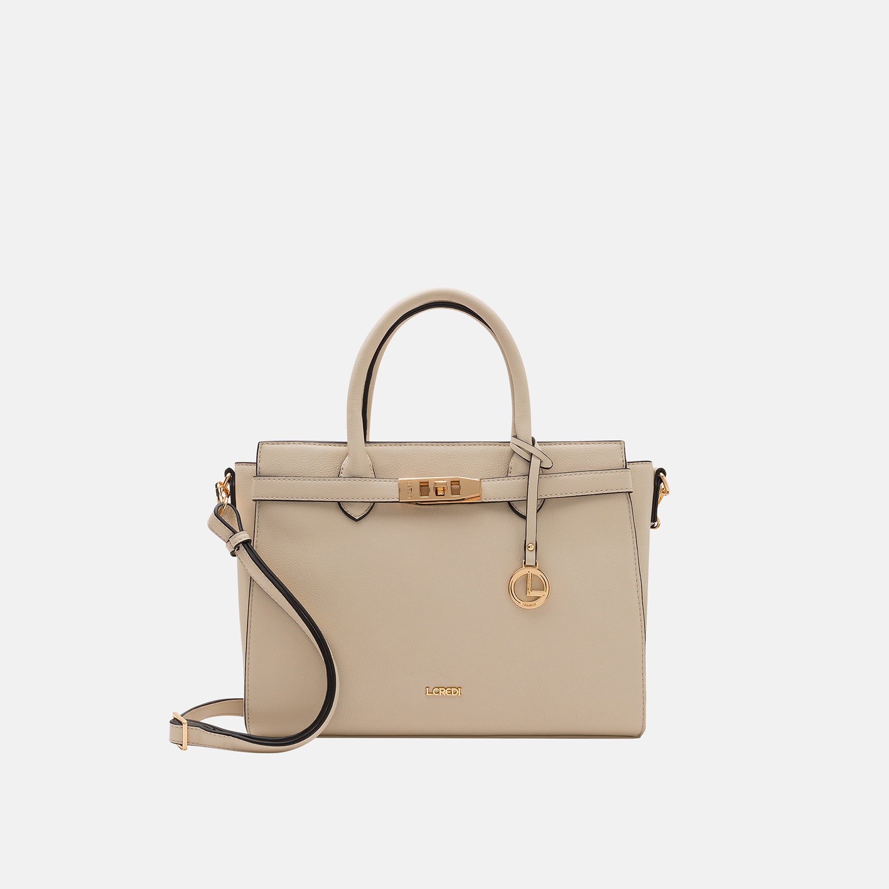 Konstanze Henkeltasche creme