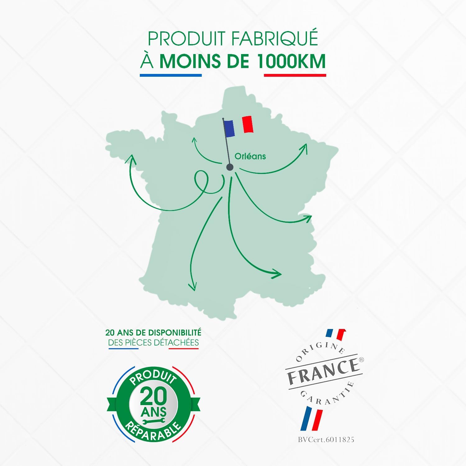 Sauter - SPI4360W - Plaque Induction - Table de Cuisson Encastrable - Blanc - 3 Foyers - 7200W - Dimensions Encastrement : 56x49cm - Grand Foyer 28 cm et 14 Positions Cuissons - Fabriqué en France