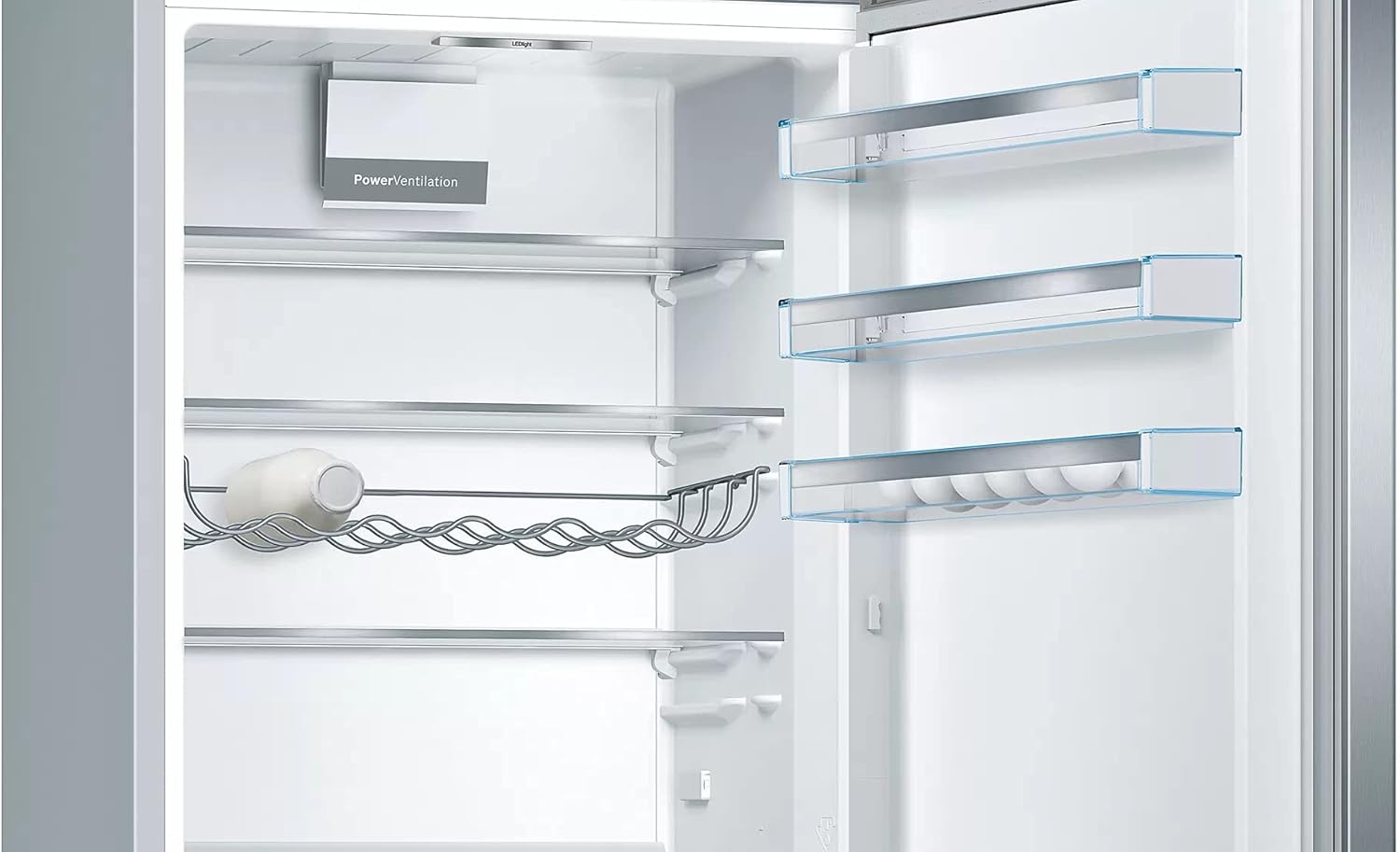 Bosch KGN39AIAT, Série 6, Réfrigérateur combiné pose-libre, 363 L, 203 x 60 (H x L), Inox anti trace de doigts