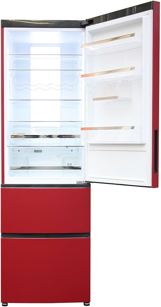 Haier Réfrigérateur/Congélateur A2FE735CFJ - Efficacité énergétique A++ - Hauteur : 190 cm - Capacité : 347 l - Tiroirs de congélation 3D - Aspect acier inoxydable.