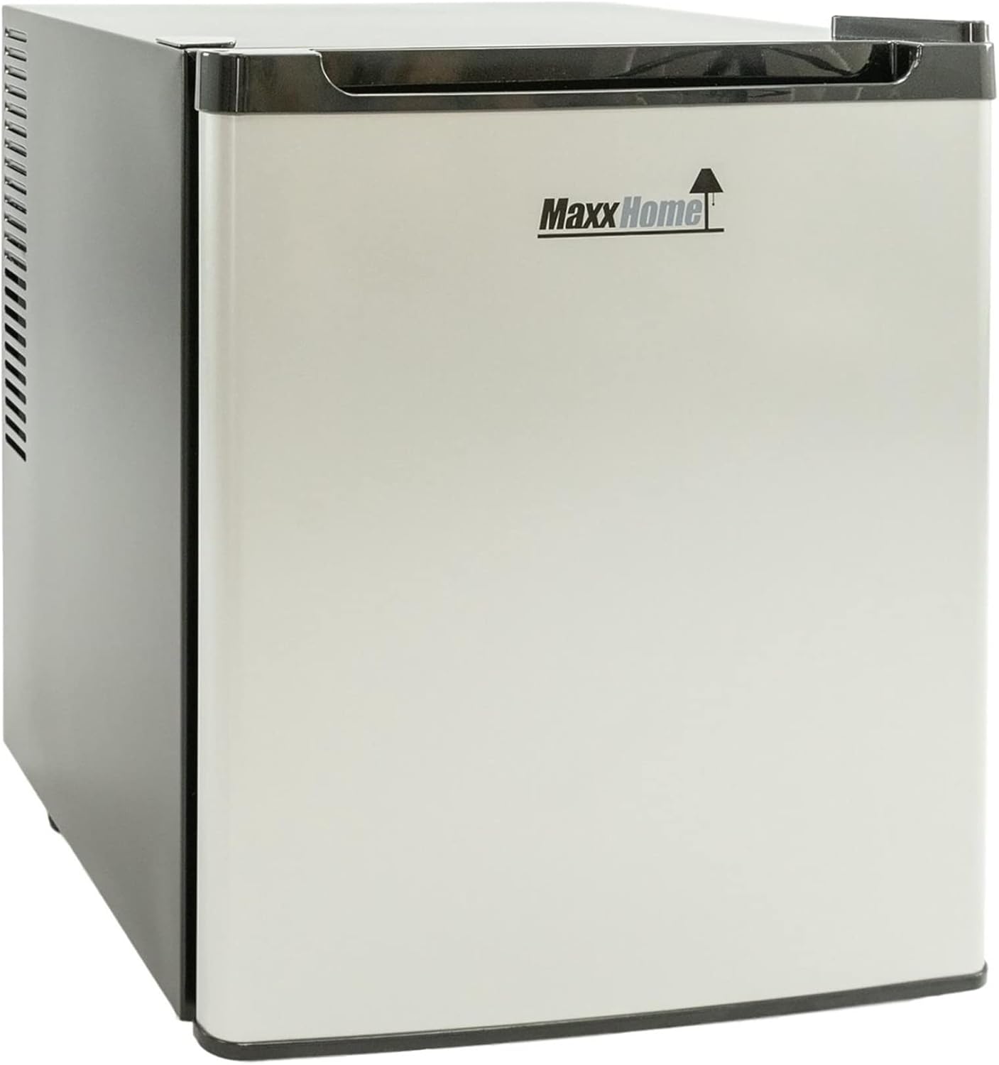 MaxxHome Mini Frigo - Mini Réfrigérateur - Petit Camping Frigo - Frigo Top - Mini Congelateur avec Etagères Réglables - Frigo de Chambre - Mini Bar Cosmetique - 240V - 42L - Noir