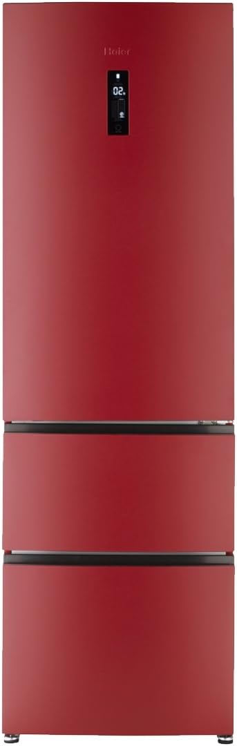 Haier Réfrigérateur/Congélateur A2FE735CFJ - Efficacité énergétique A++ - Hauteur : 190 cm - Capacité : 347 l - Tiroirs de congélation 3D - Aspect acier inoxydable.