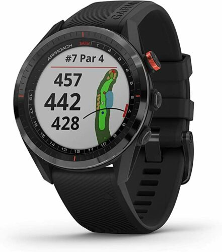 Garmin Approach S60 Montre de golf à écran tactile noir, activée par GPS