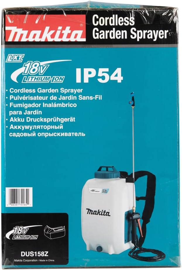 Pulvérisateur 18V Li-Ion 15 litres (Produit seul) - MAKITA DUS158Z