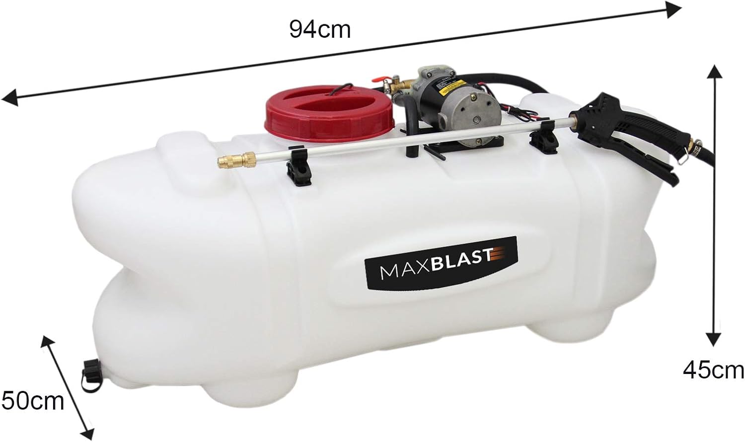 Pulvérisateur Agricole pour Quad ATV 100L Rampe à 6 Buses 12V Pulvérisateur & Accessoires - Fertilisants, Pestiscides, Agricultures