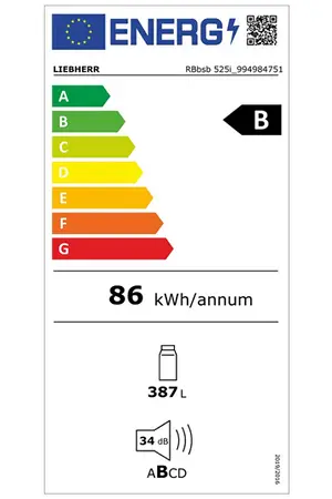 Liebherr Rbbsb 525i réfrigérateur 1 porte