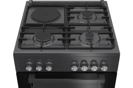 Beko FSR63121DACS cuisinière Mixte