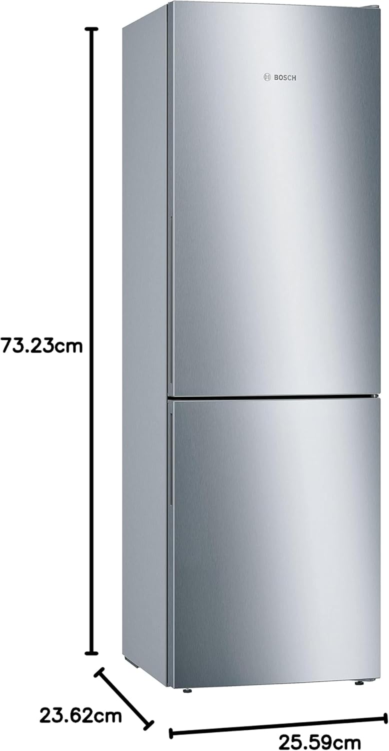 Bosch KGN39AIAT, Série 6, Réfrigérateur combiné pose-libre, 363 L, 203 x 60 (H x L), Inox anti trace de doigts