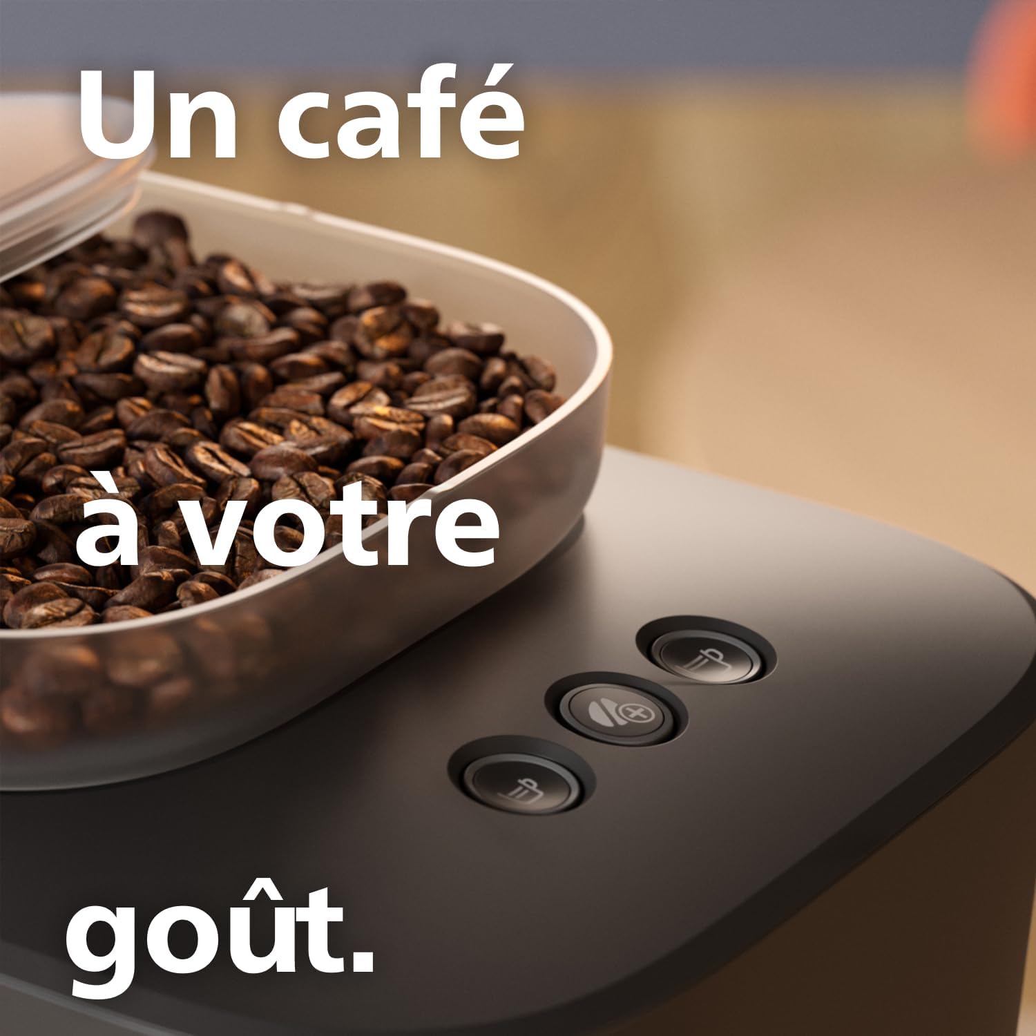 Philips Baristina Machine à expresso - Un véritable expresso, en toute simplicité - Compacte - 16 bars de pression - Broyeur intégré - Machine blanche avec porte-filtre blanc (BAR300/00)