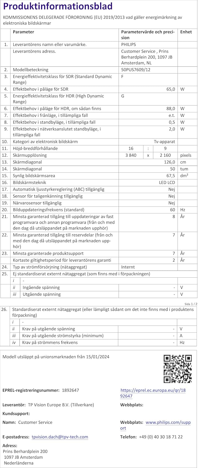 Philips 43PUS7609 Smart TV LED 4K - Écran 43 Pouces avec Plate-Forme Pixel Precise Ultra HD Titan OS et Son Dolby Atmos, Fonctionne avec Alexa et l’Assistant Vocal Google - Gris Anthracite