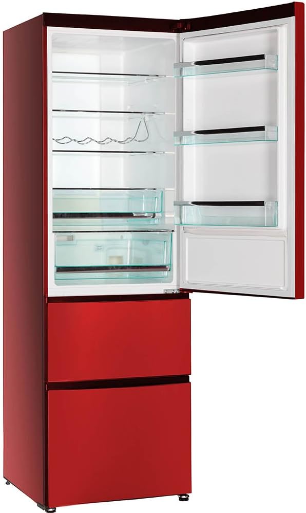 Haier Réfrigérateur/Congélateur A2FE735CFJ - Efficacité énergétique A++ - Hauteur : 190 cm - Capacité : 347 l - Tiroirs de congélation 3D - Aspect acier inoxydable.